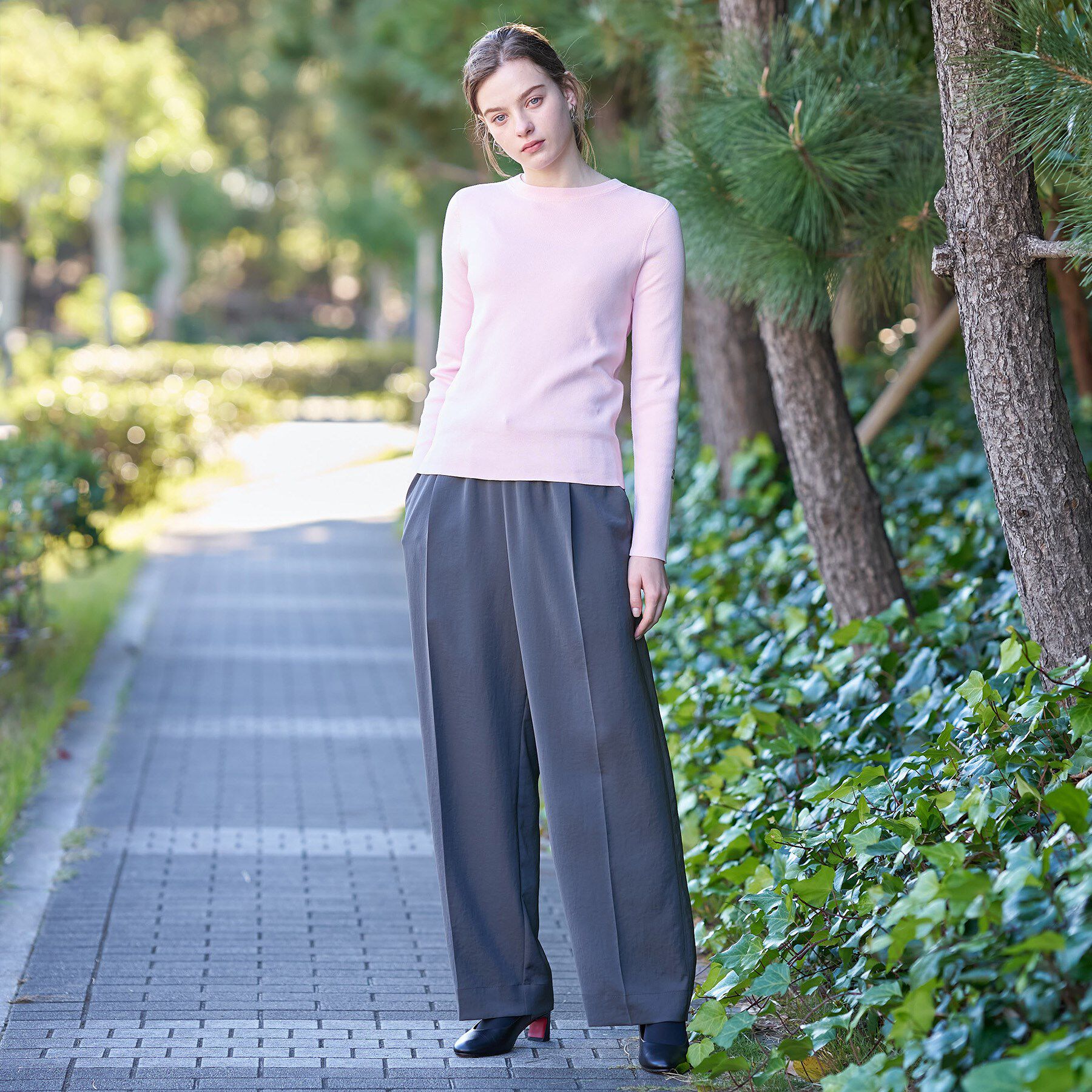 DRESSTERIOR「【ウォッシャブル】コットンフルニードルニット」|ニット・セーター|