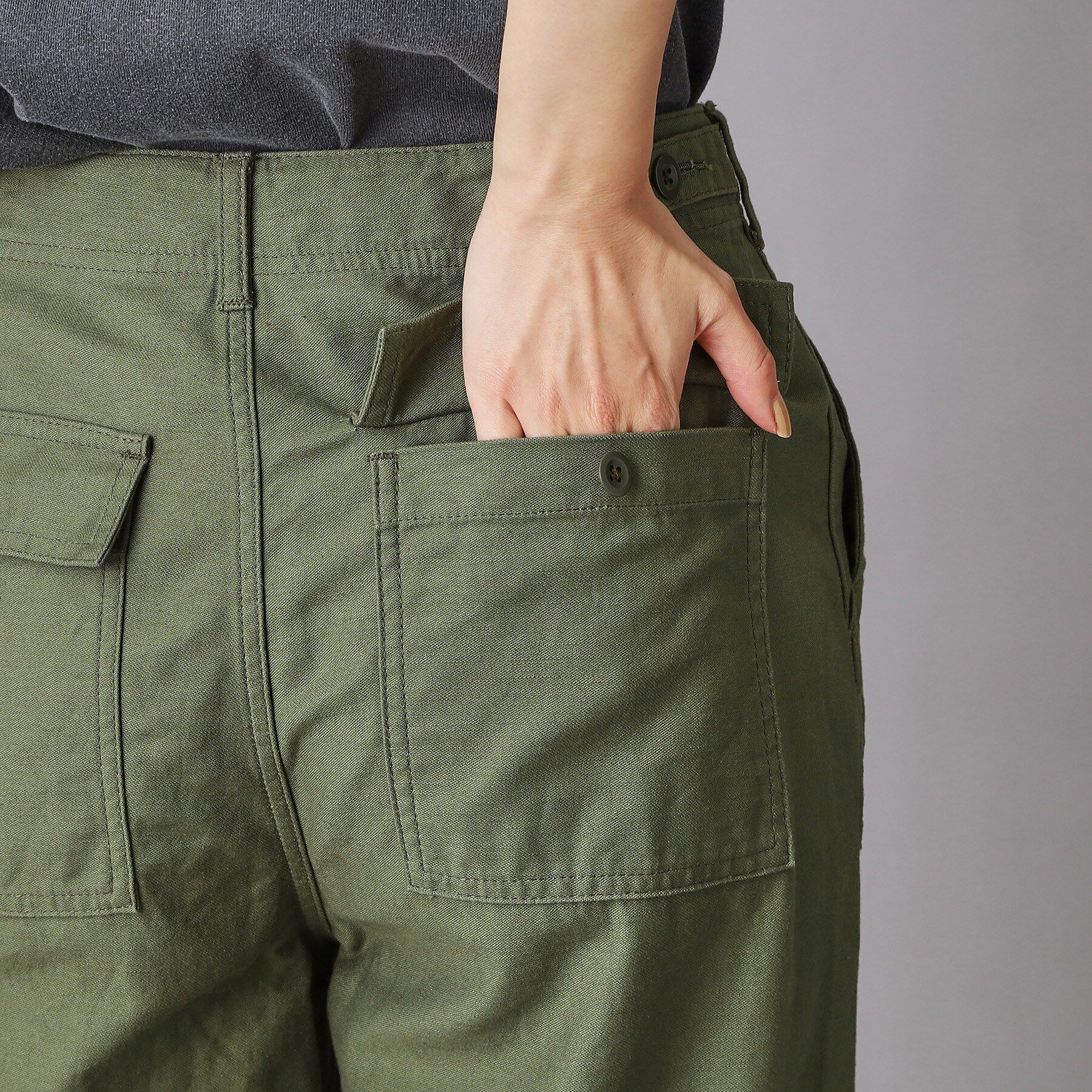 DRESSTERIOR「【ウォッシャブル】バックサテンベイカーパンツ」|その他|