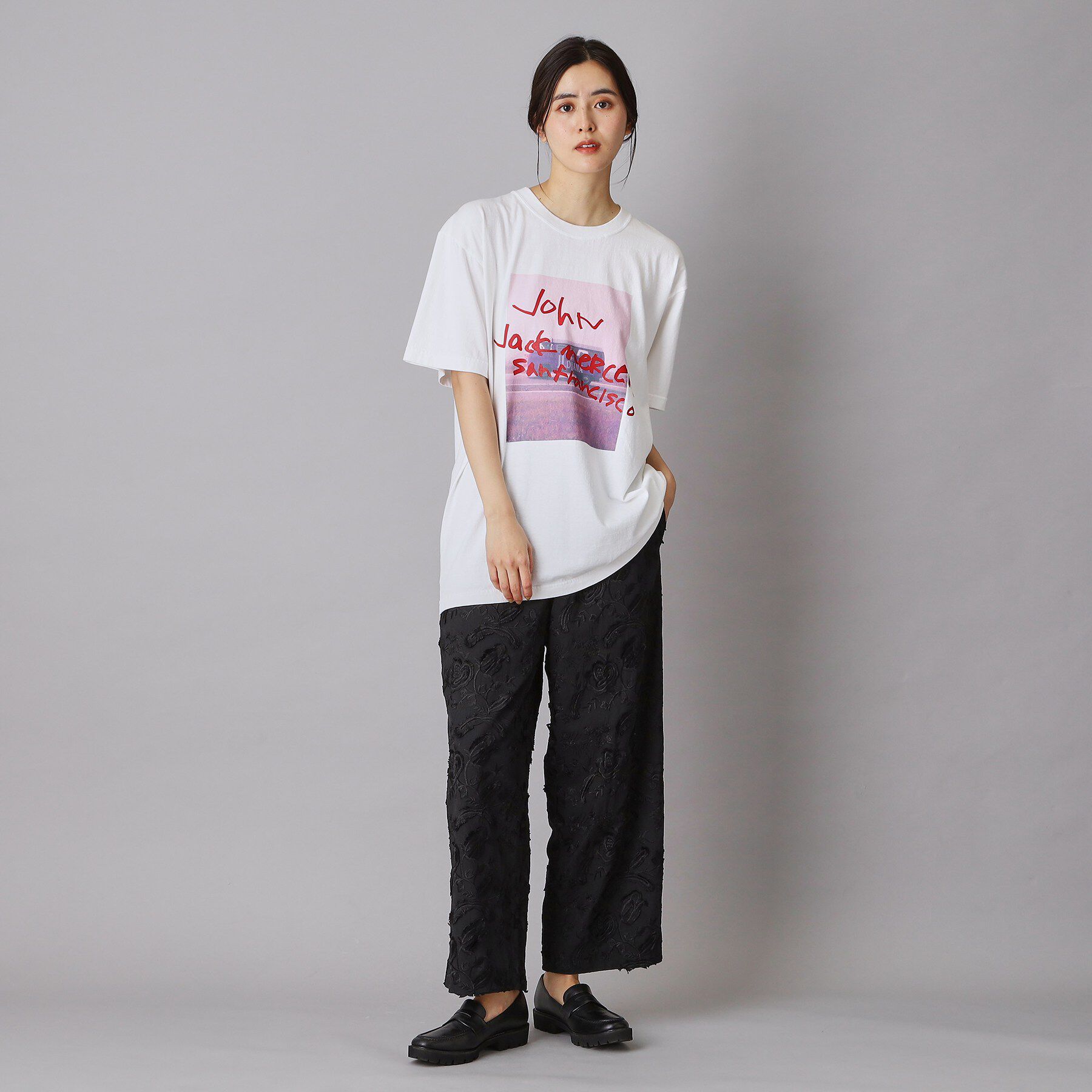 DRESSTERIOR「【ウォッシャブル/ウエストゴム】コットンエンブロイダリー イージーパンツ」|その他|