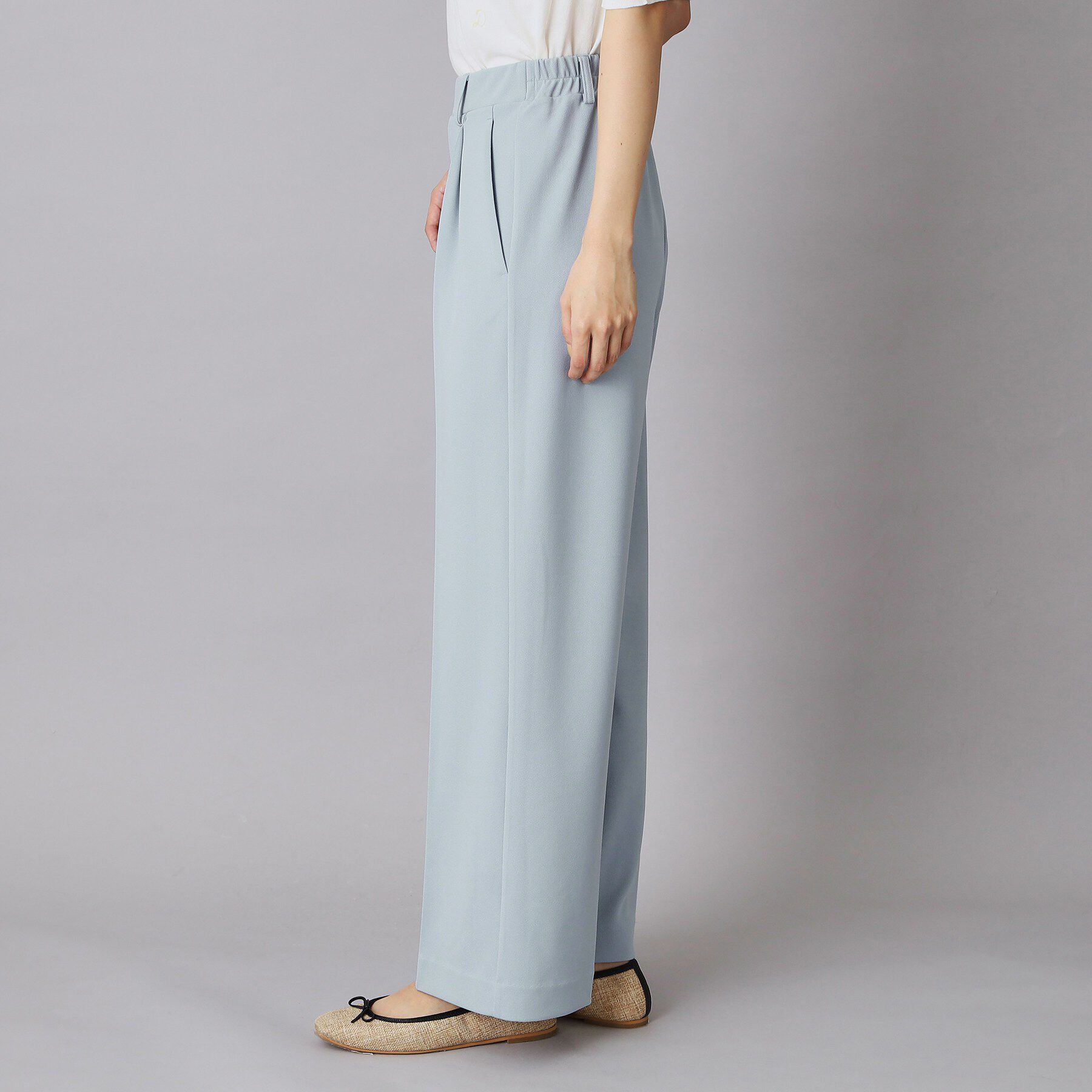 DRESSTERIOR「【接触冷感/ウォッシャブル】センタープレスジョーゼットパンツ」|その他|