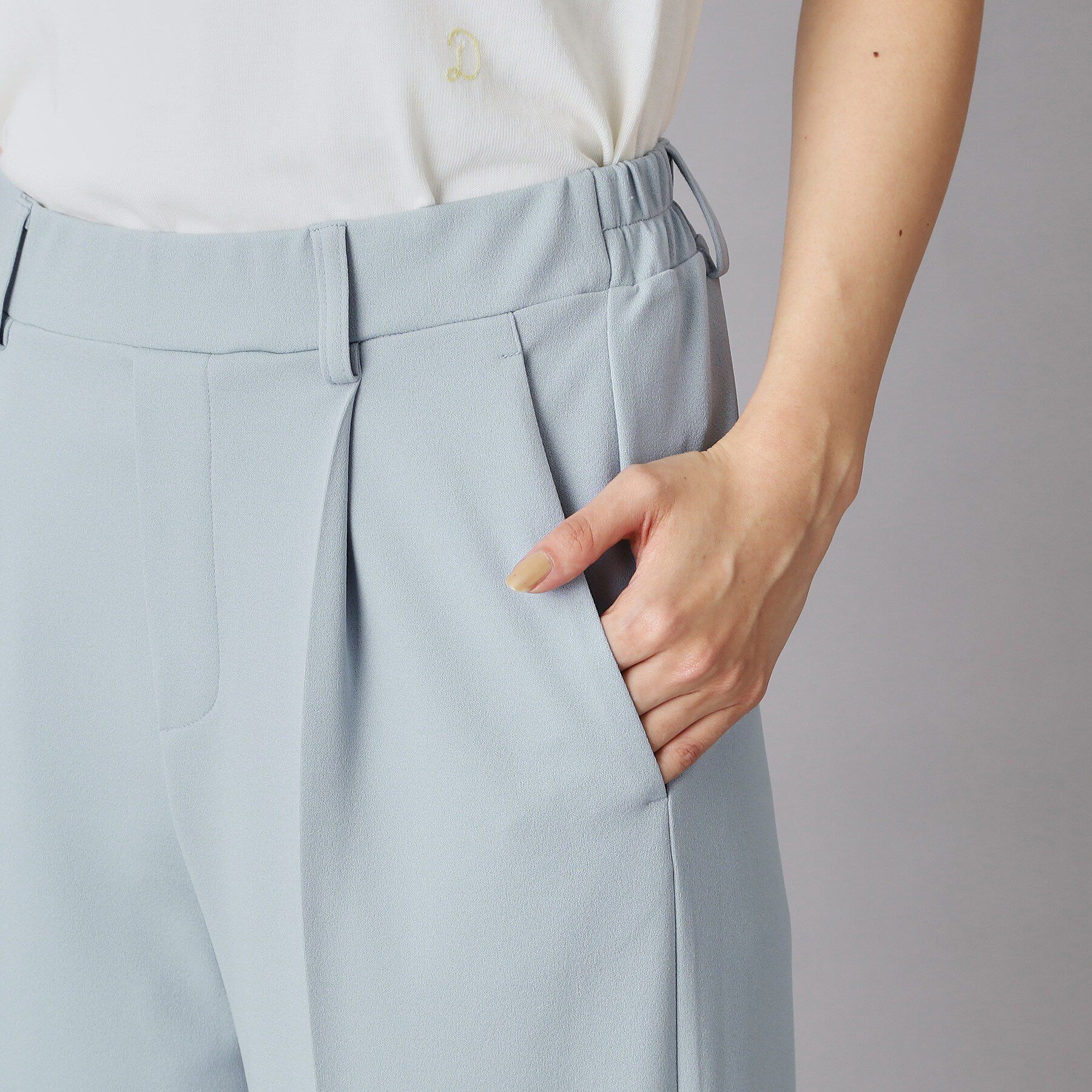 DRESSTERIOR「【接触冷感/ウォッシャブル】センタープレスジョーゼットパンツ」|その他|