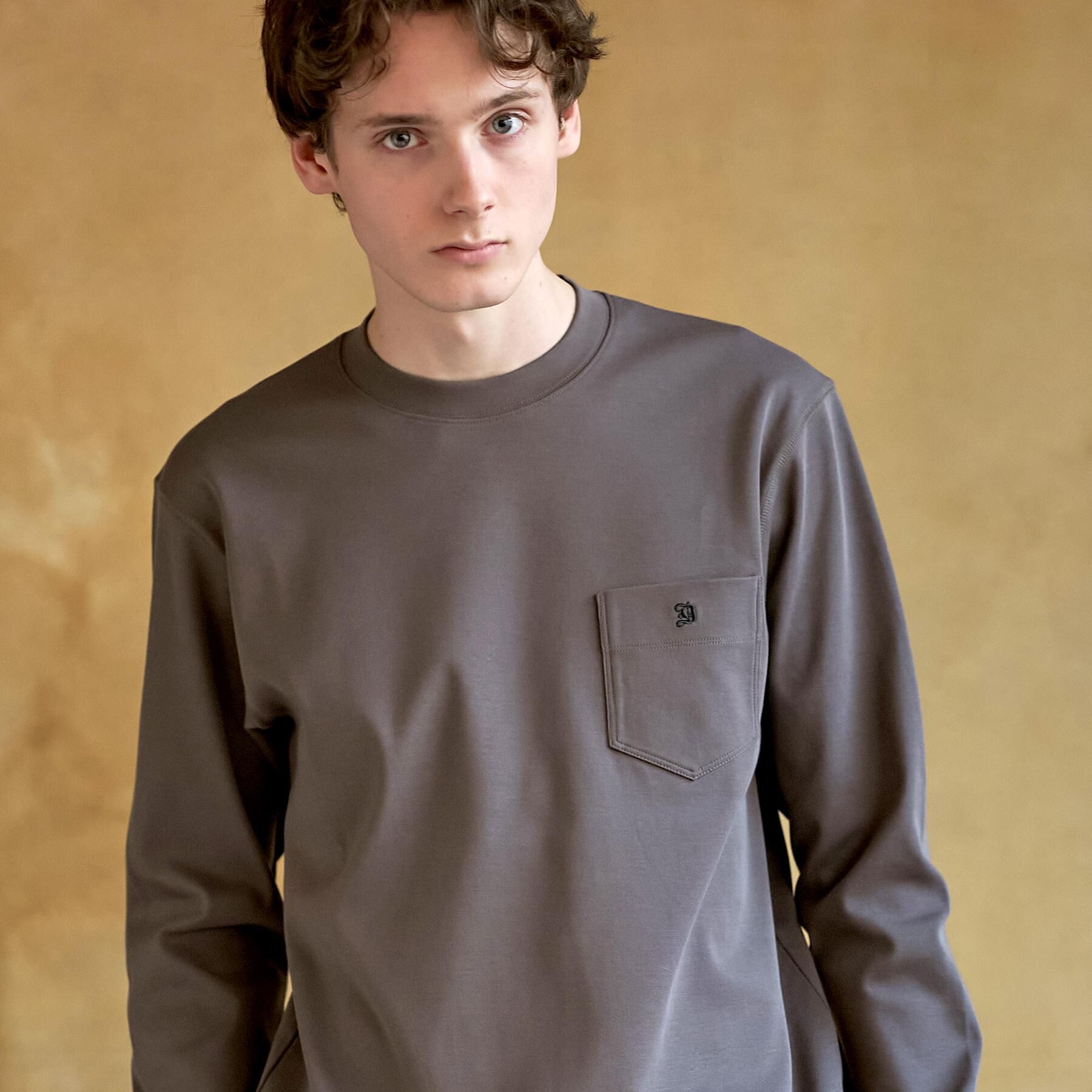 DRESSTERIOR「【抗菌防臭／UVカット／しわ防止】クールデオドラント フライスロングTシャツ」|Tシャツ・カットソー|