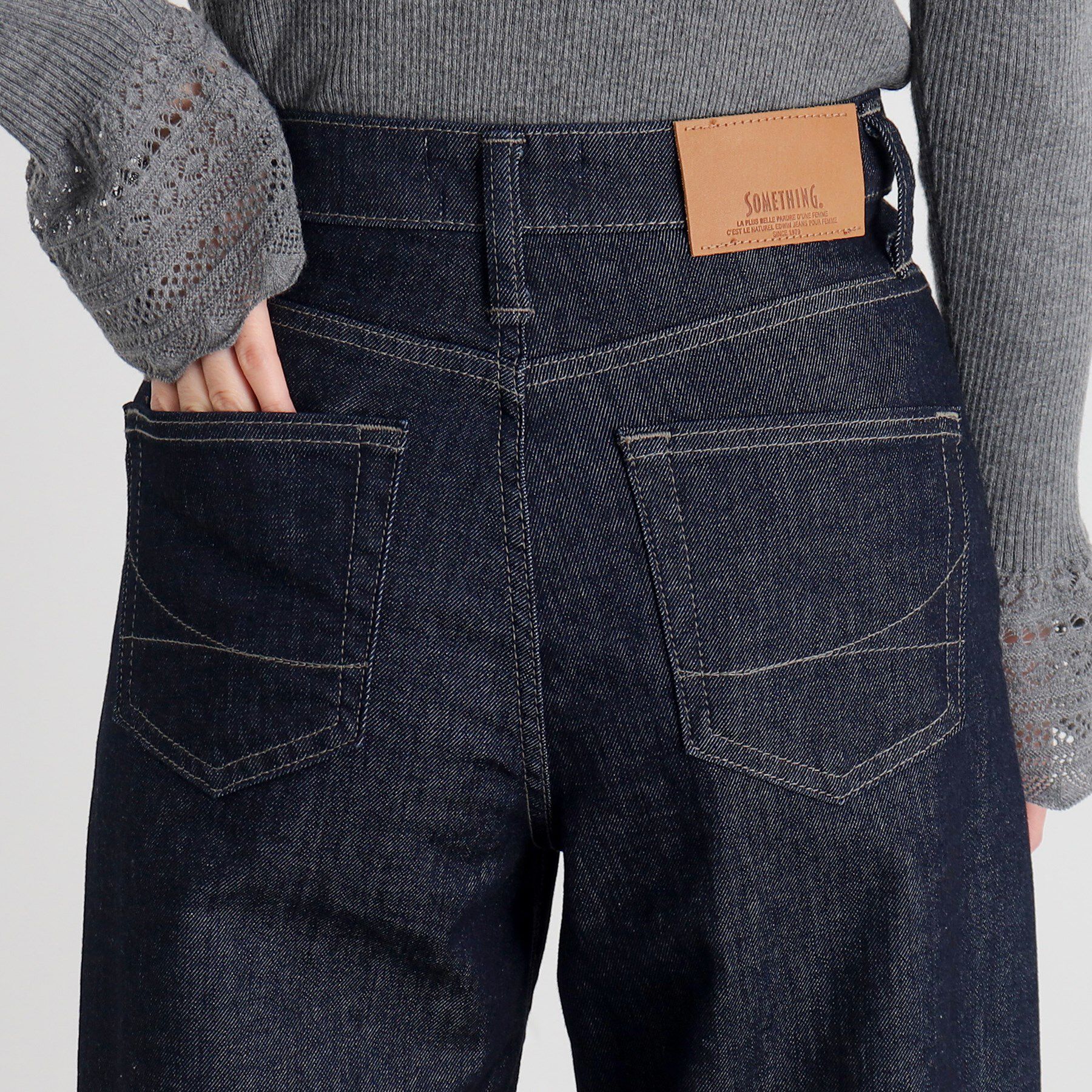 grove「【SOMETHING&times;grove別注】LISAWIDE DENIM PANTS」|デニム|