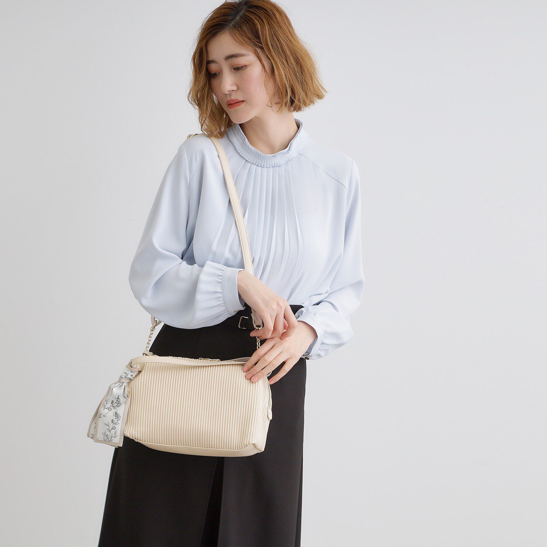 grove「人間工学プリーツサイドチェーンショルダー」|ショルダー・メッセンジャー|