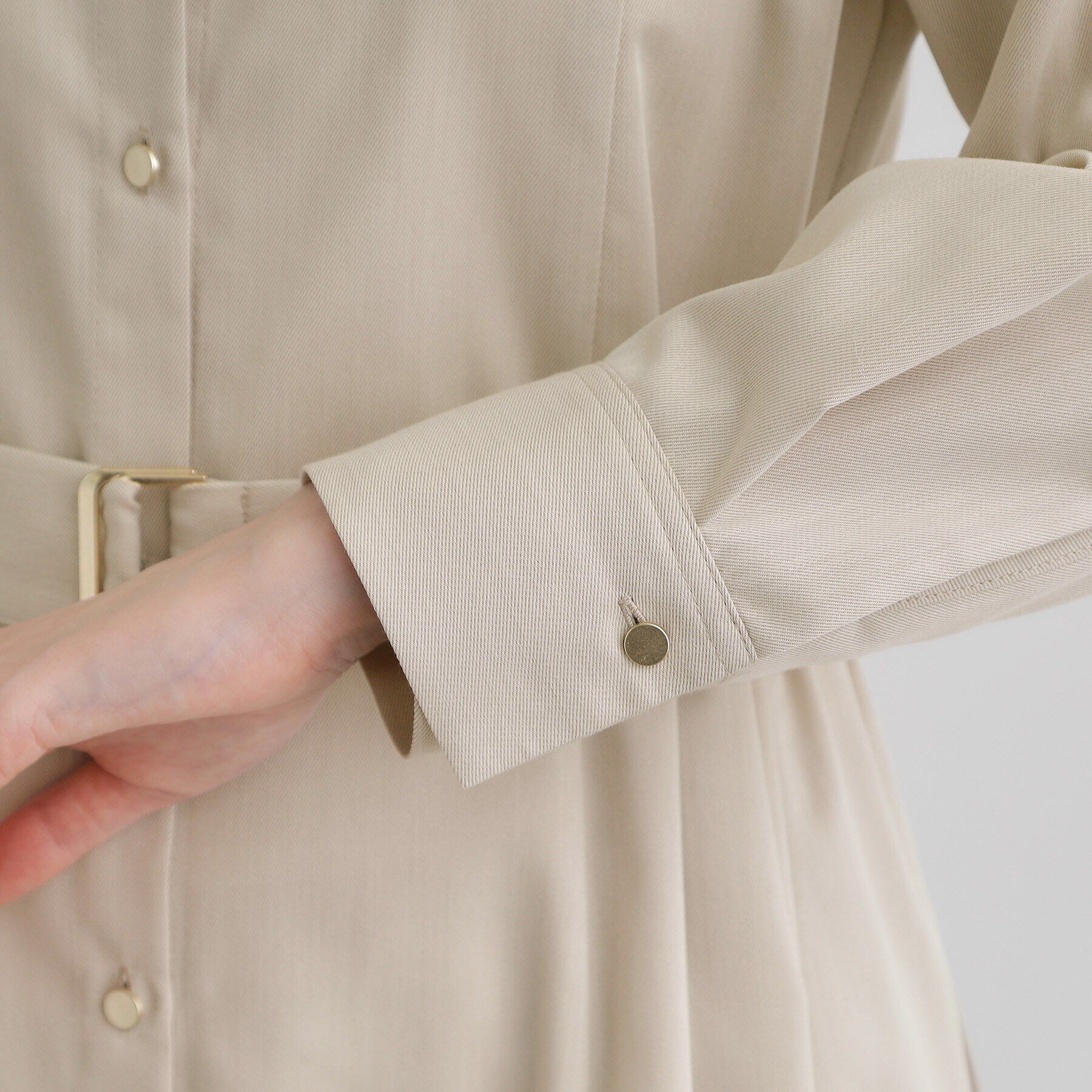 grove「バックプリーツシャツワンピース」|ワンピース|