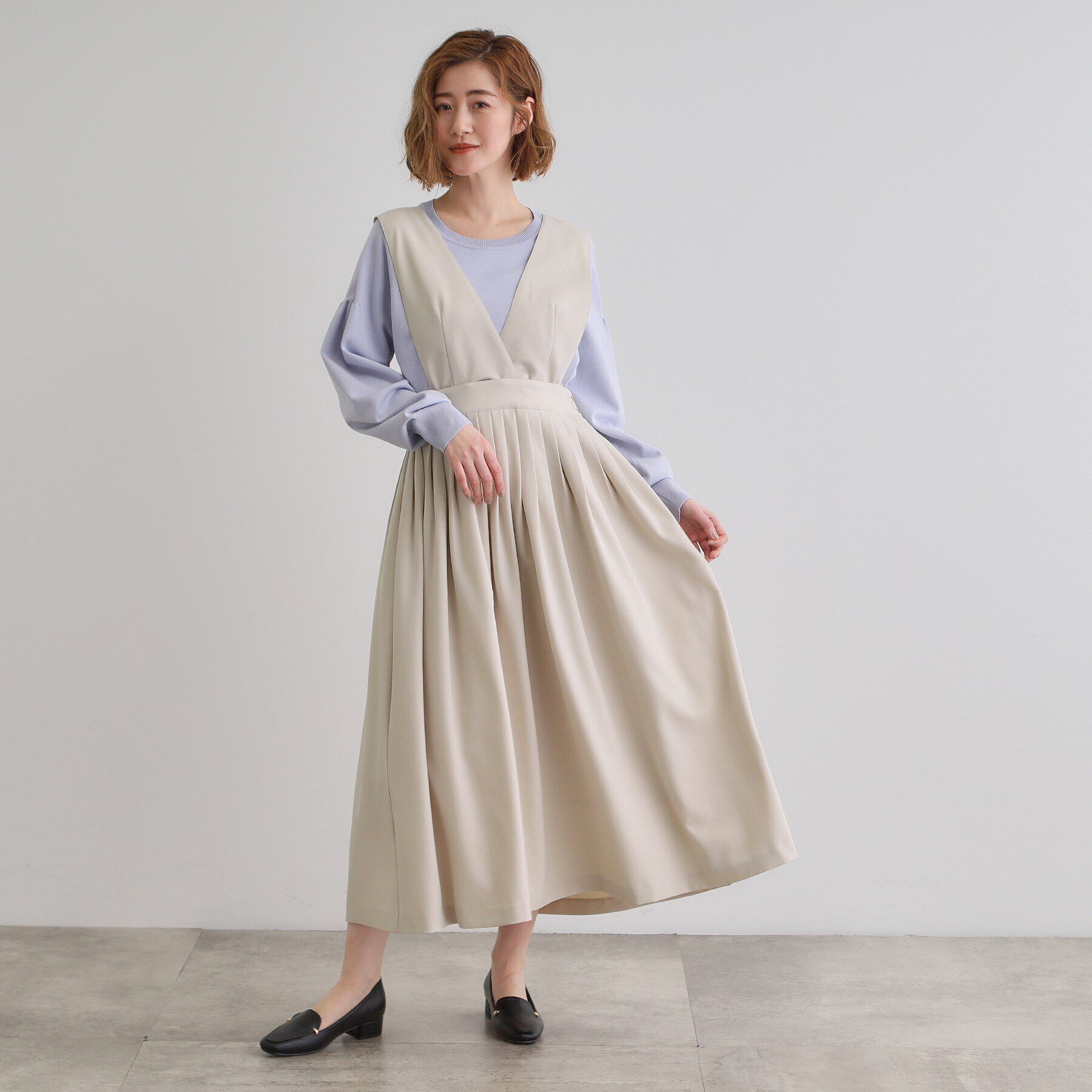 grove「2WAYクラシカルジャンパードレス」|ワンピース|