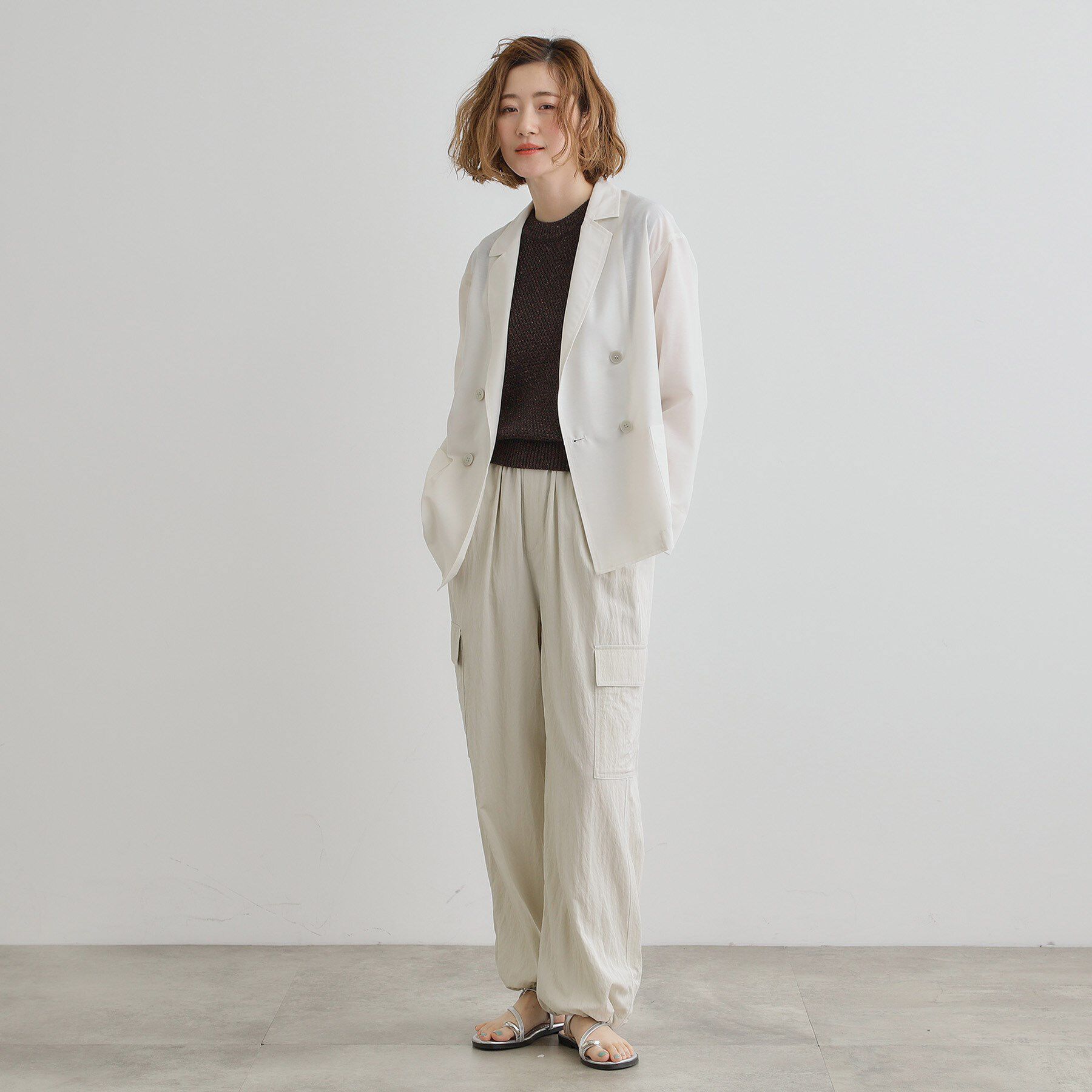 grove「【ひんやり】2WAYツイルカーゴパンツ」|その他|