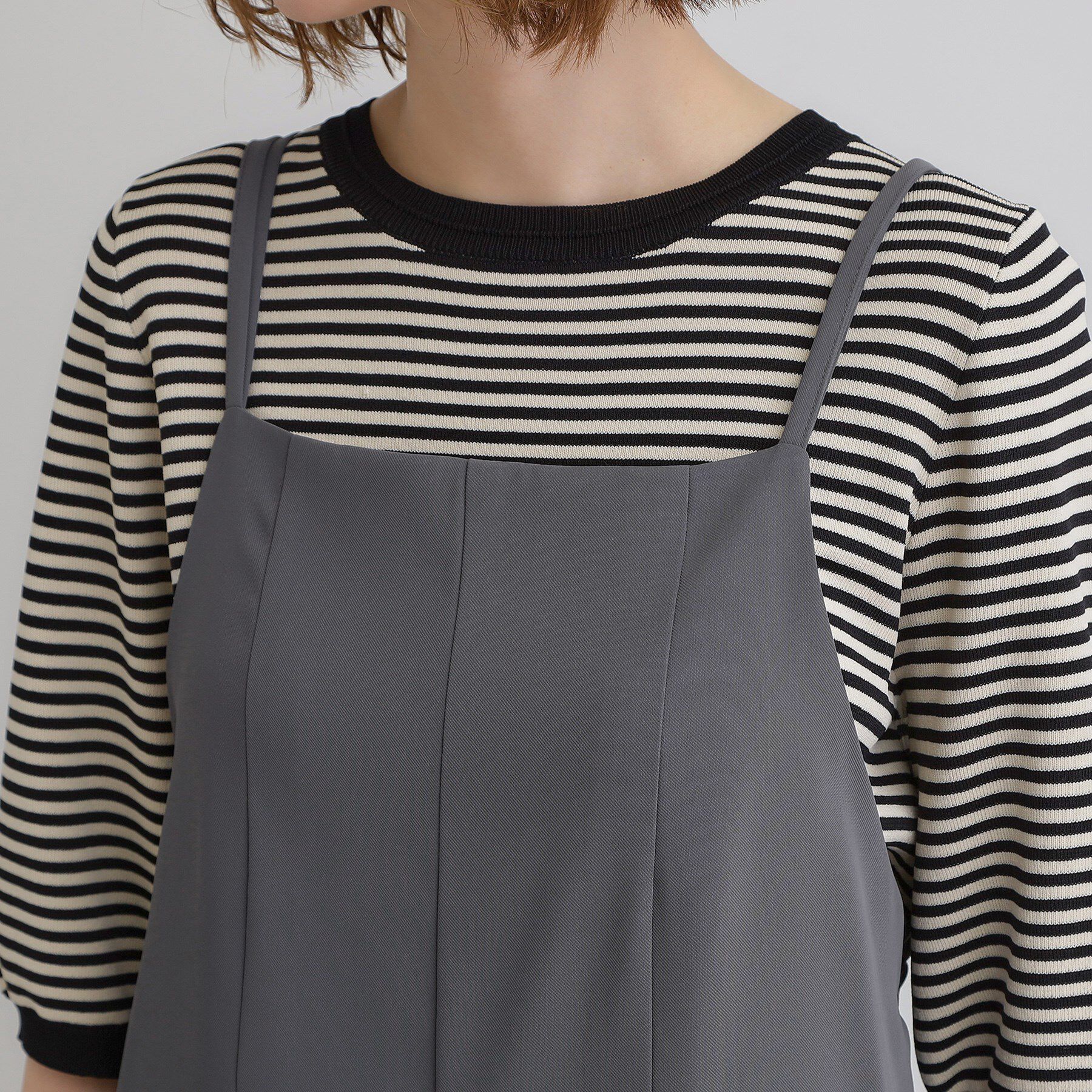 grove「一枚でこなれる、大人のイージーサロペット」|オールインワン|