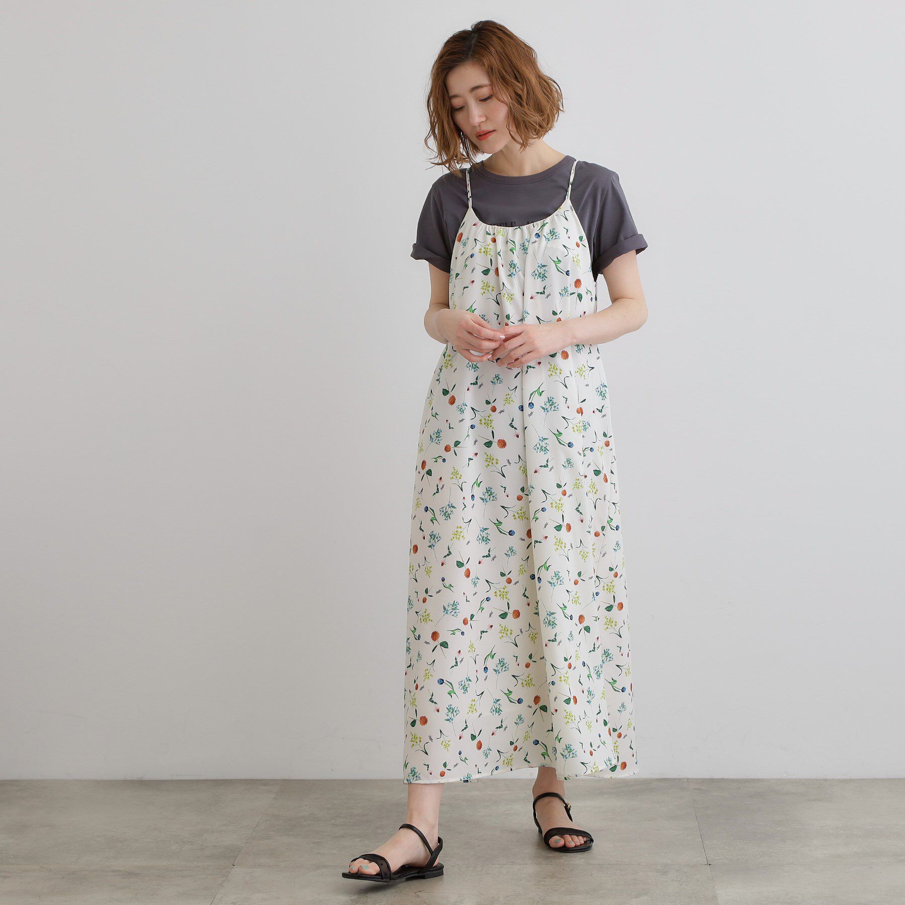 grove「【コラボITEM】DILIGENCE PARLOUR キャミワンピース」|ワンピース|