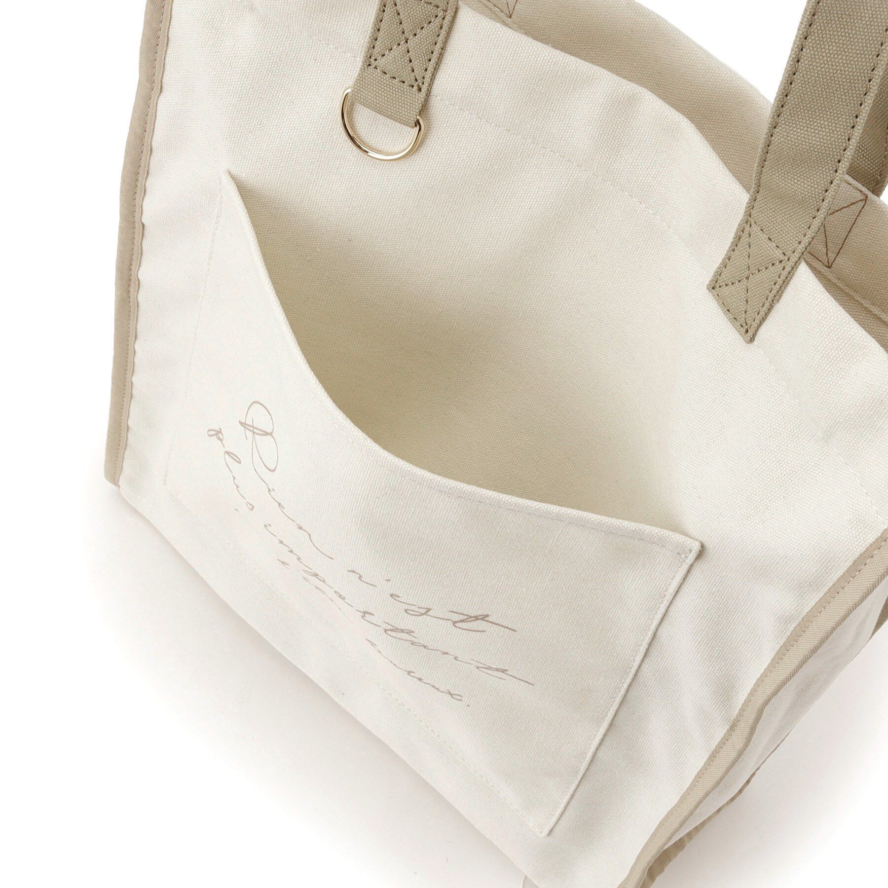 grove「【A4・多機能】パイピングロゴキャンバストート」|トートバッグ|