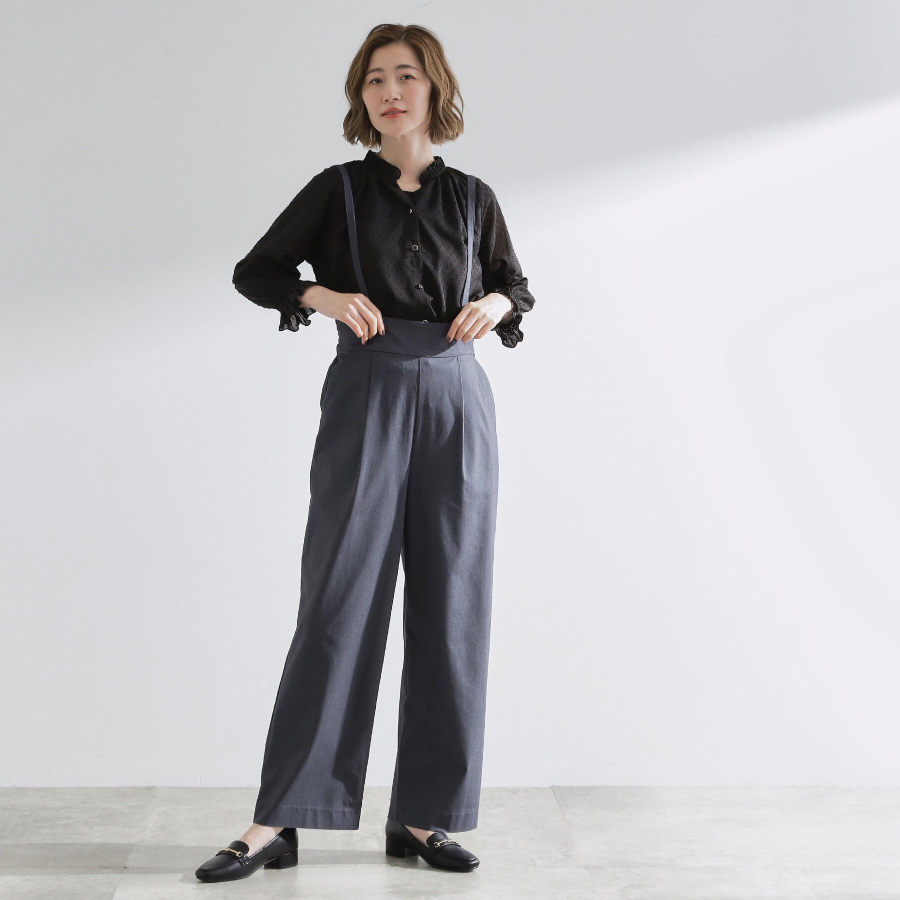 grove「【2WAY】ハイパーストレッチストラップパンツ」|その他|