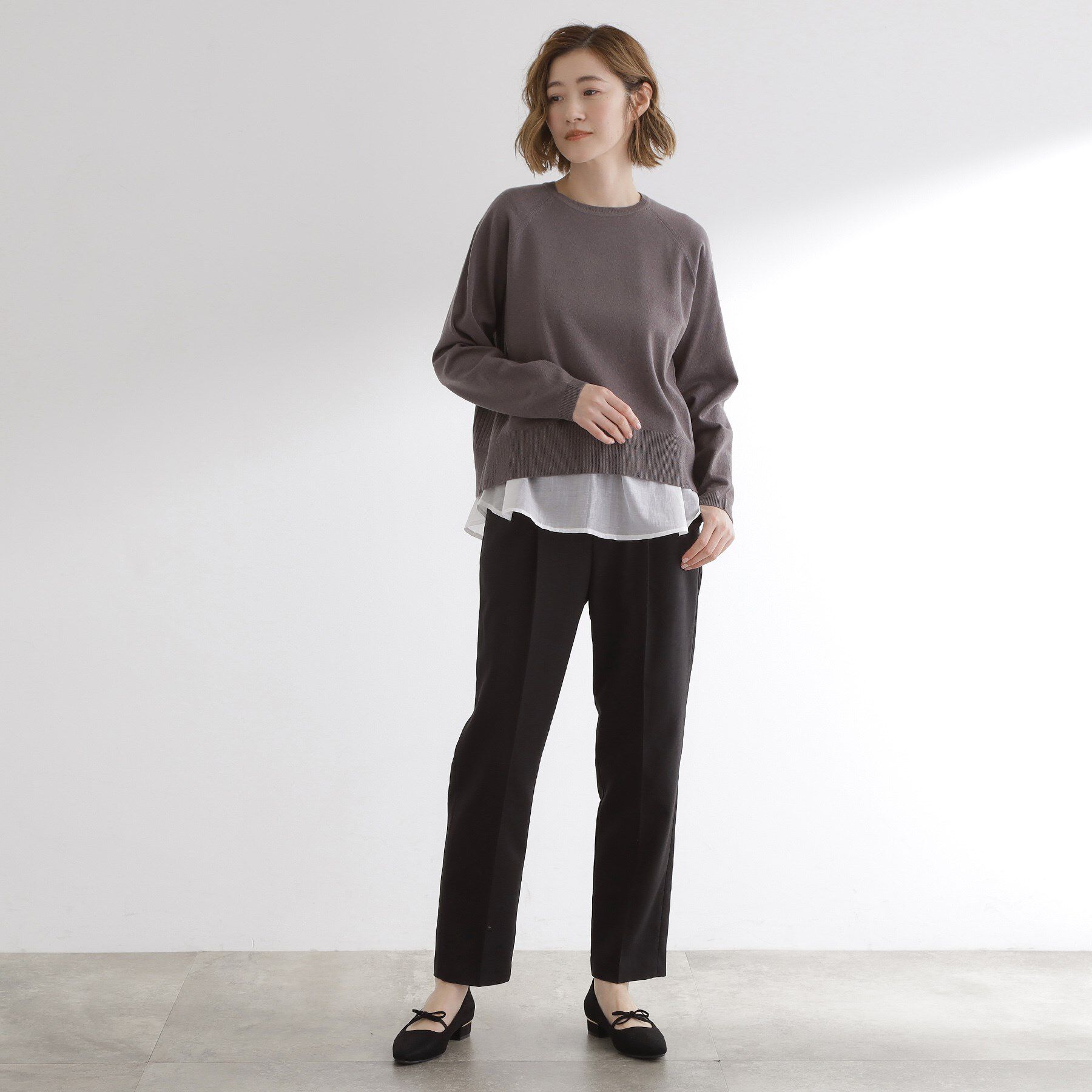 grove「裾切替レイヤードタンク」|キャミソール|