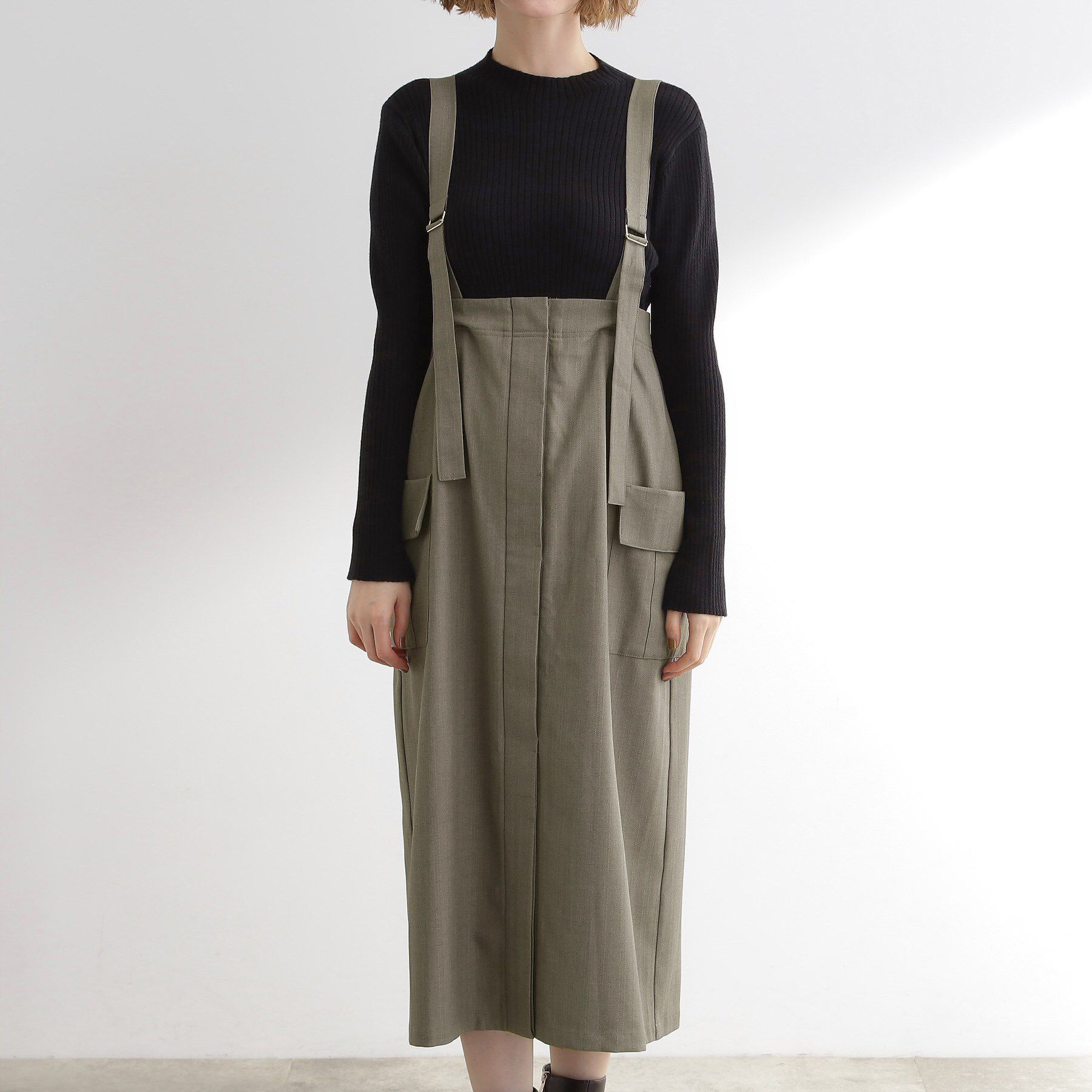 grove「ONにもOFFにも 大人のサス付きスカート」|スカート|