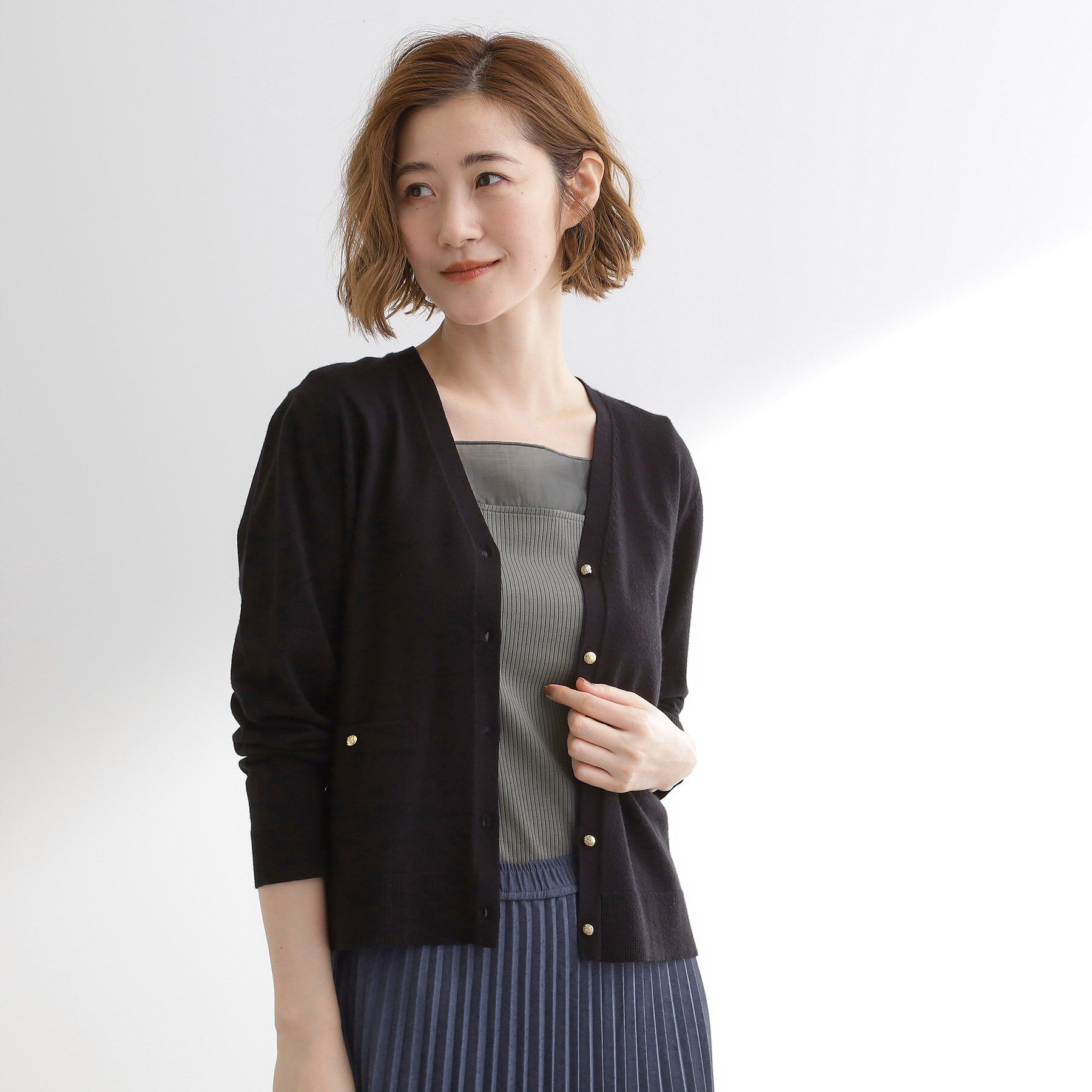 grove「シアードッキングタンクトップ」|キャミソール|