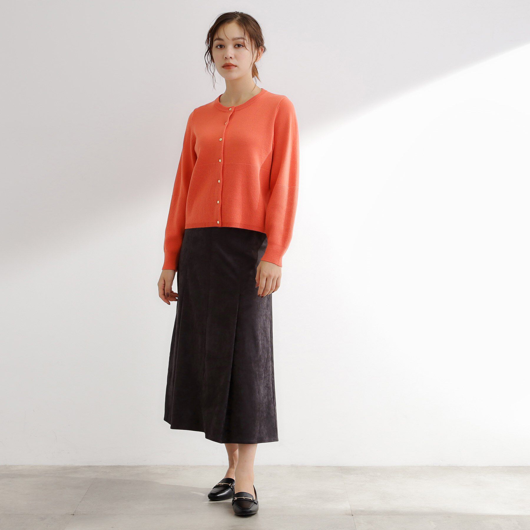 grove「【毛玉軽減／洗える】編地切替カーディガン」|カーディガン|