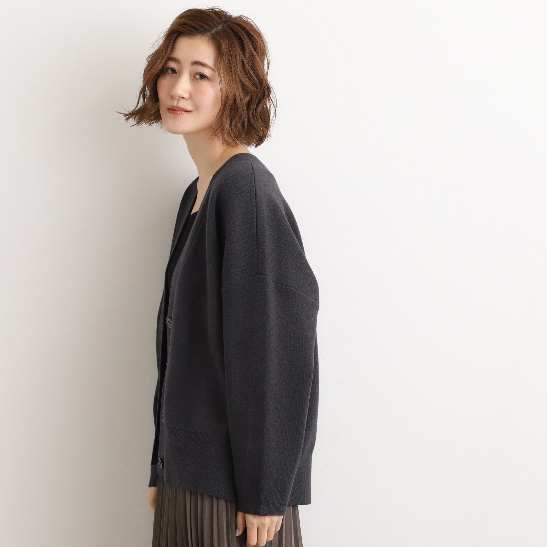 grove「季節に映える　ニットカーディガン」|カーディガン|