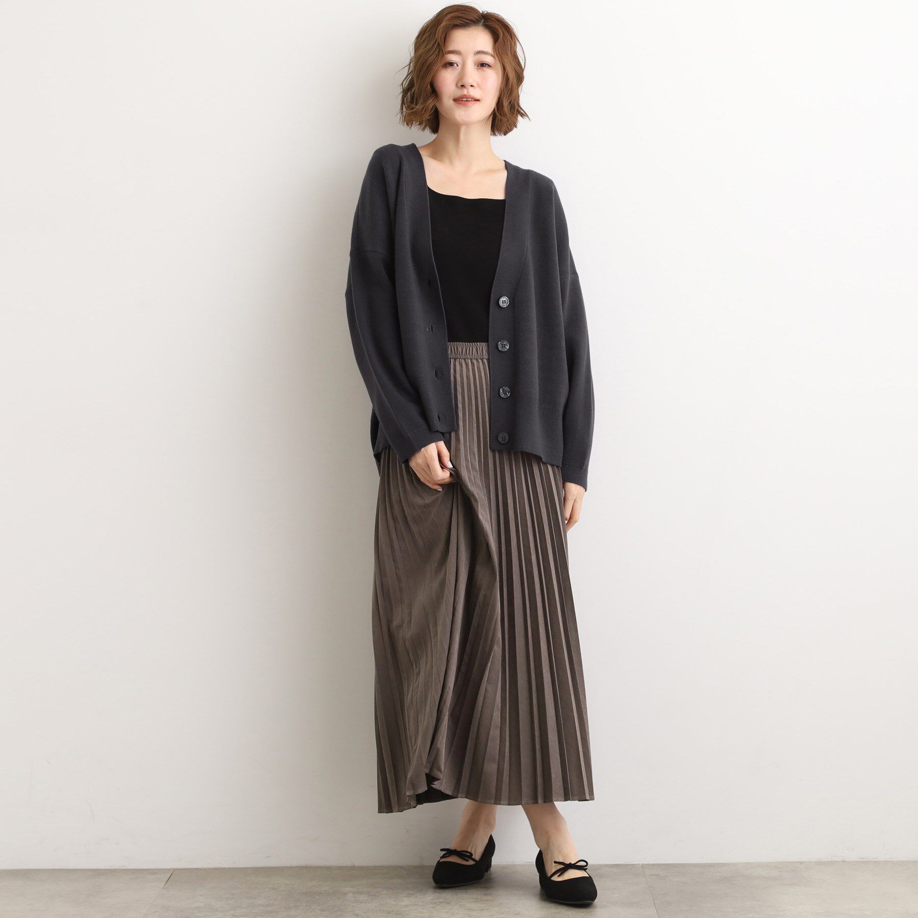 grove「季節に映える　ニットカーディガン」|カーディガン|