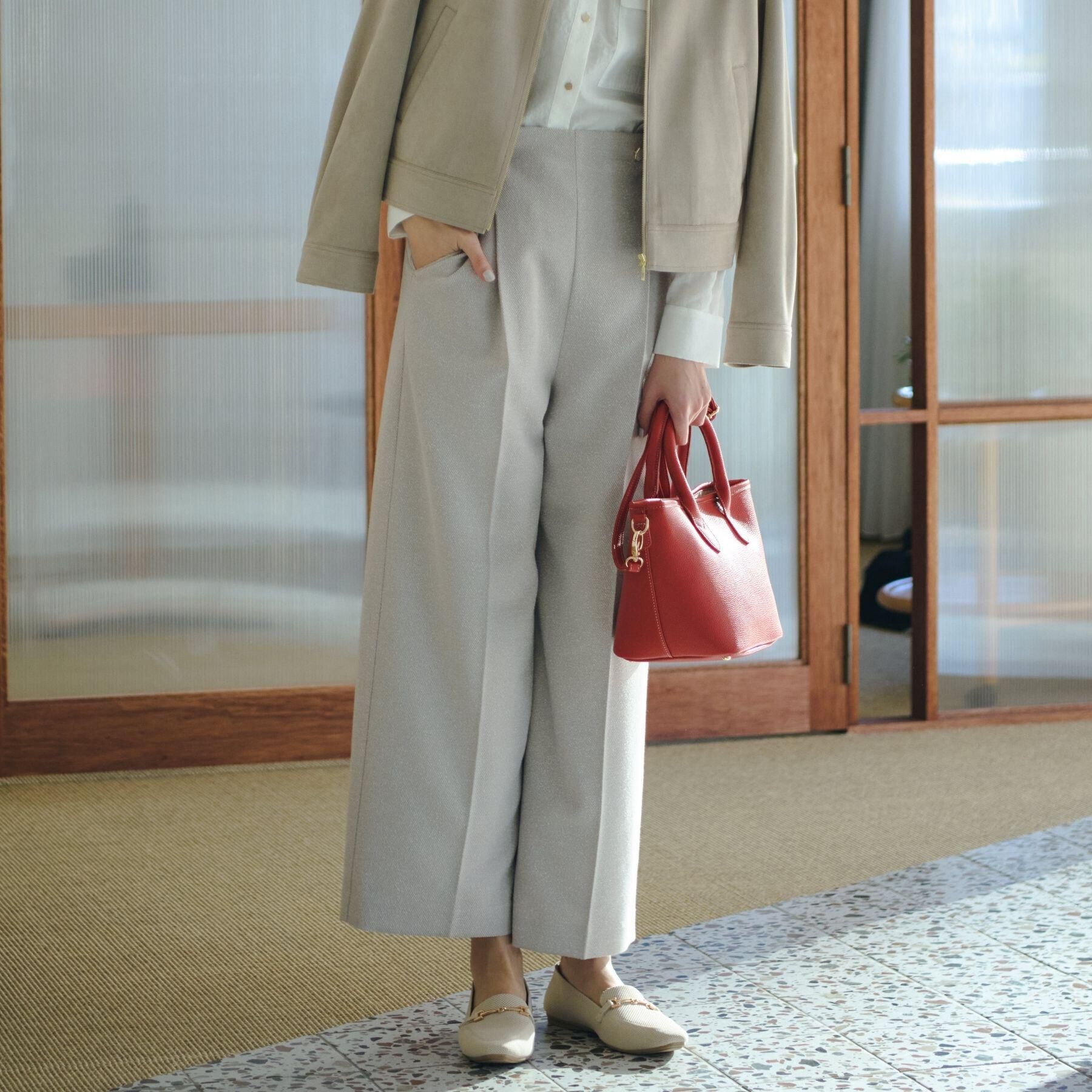 grove「【2WAY】ショルダーストラップツイードパンツ」|その他|