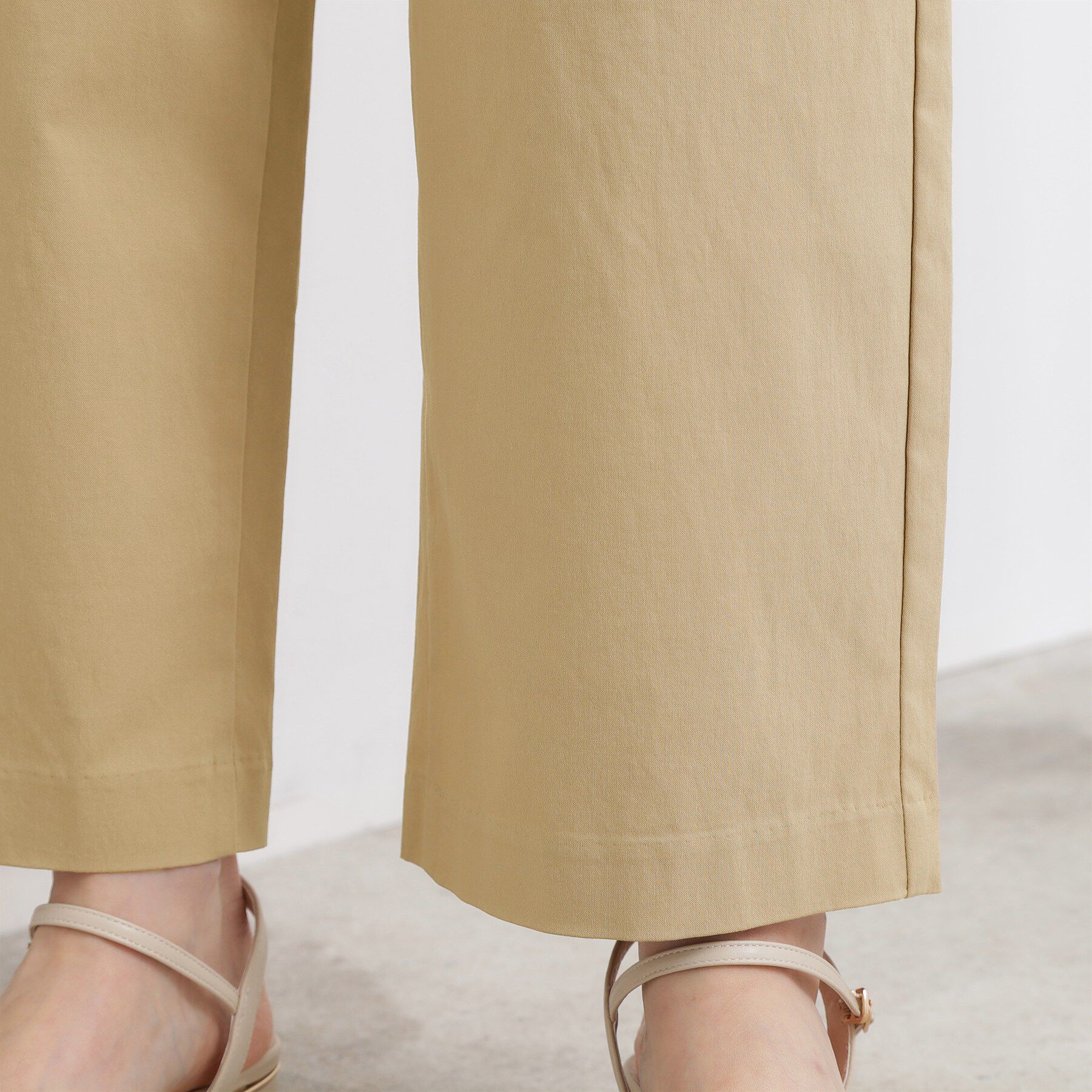 grove「【シリーズ累計13万枚/ひんやり・UV】ハイパーストレッチ ワイドクロップドパンツ」|その他|