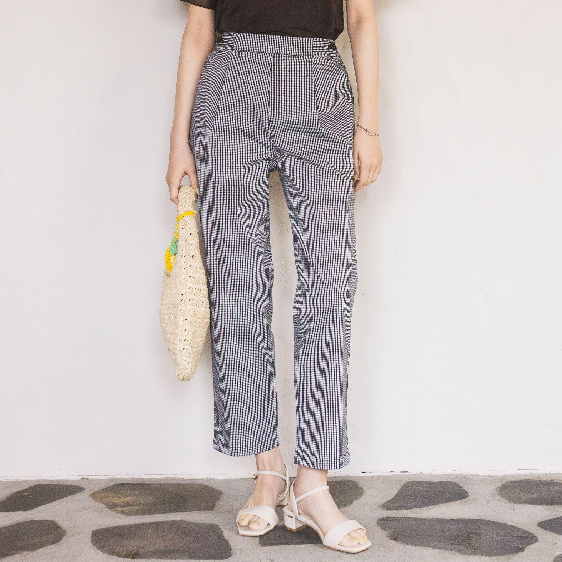 grove「【シリーズ累計13万枚/ひんやり・UV】すっきり見えが叶うサマーハイパーストレッチ テーパードパンツ」|その他|