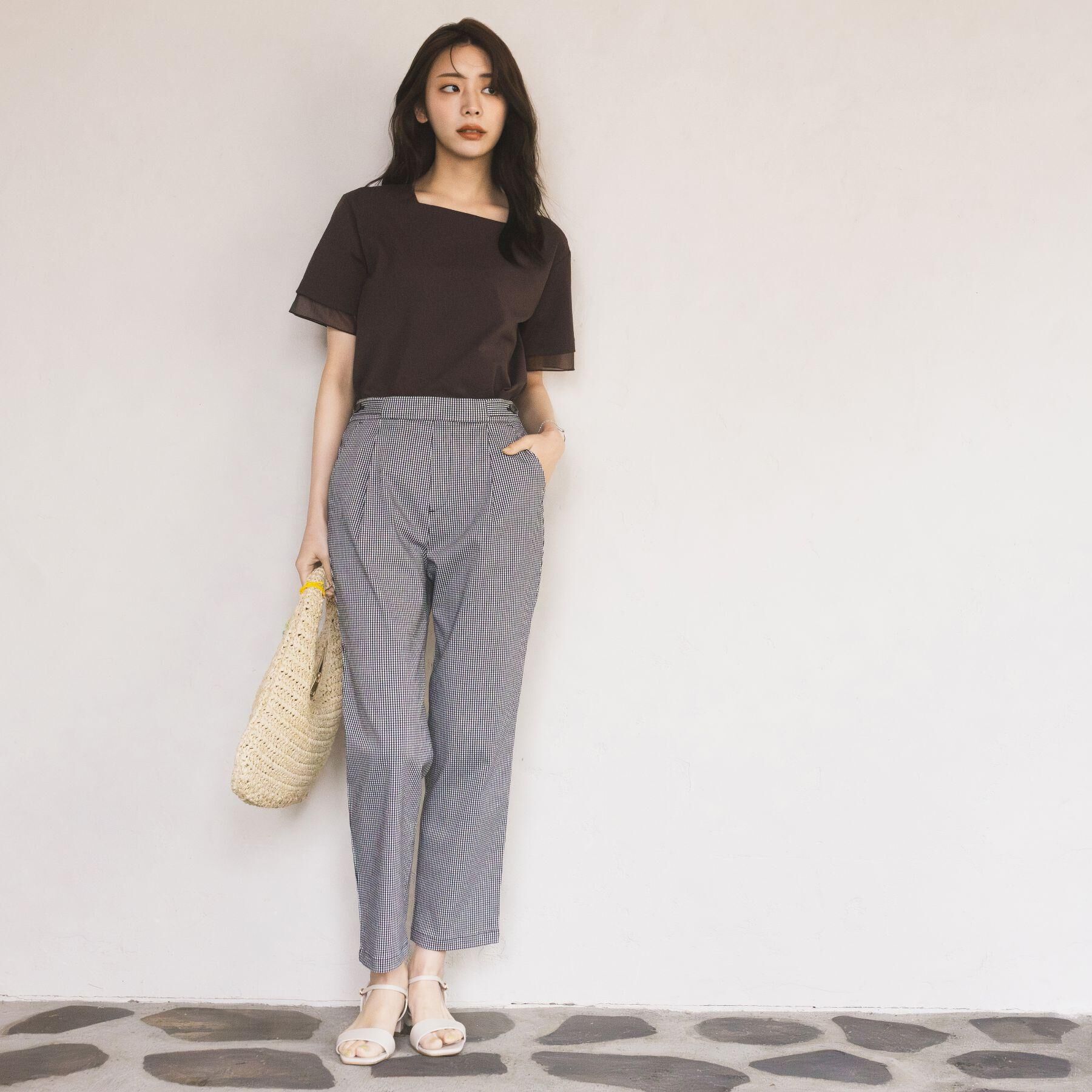 grove「【シリーズ累計13万枚/ひんやり・UV】すっきり見えが叶うサマーハイパーストレッチ テーパードパンツ」|その他|