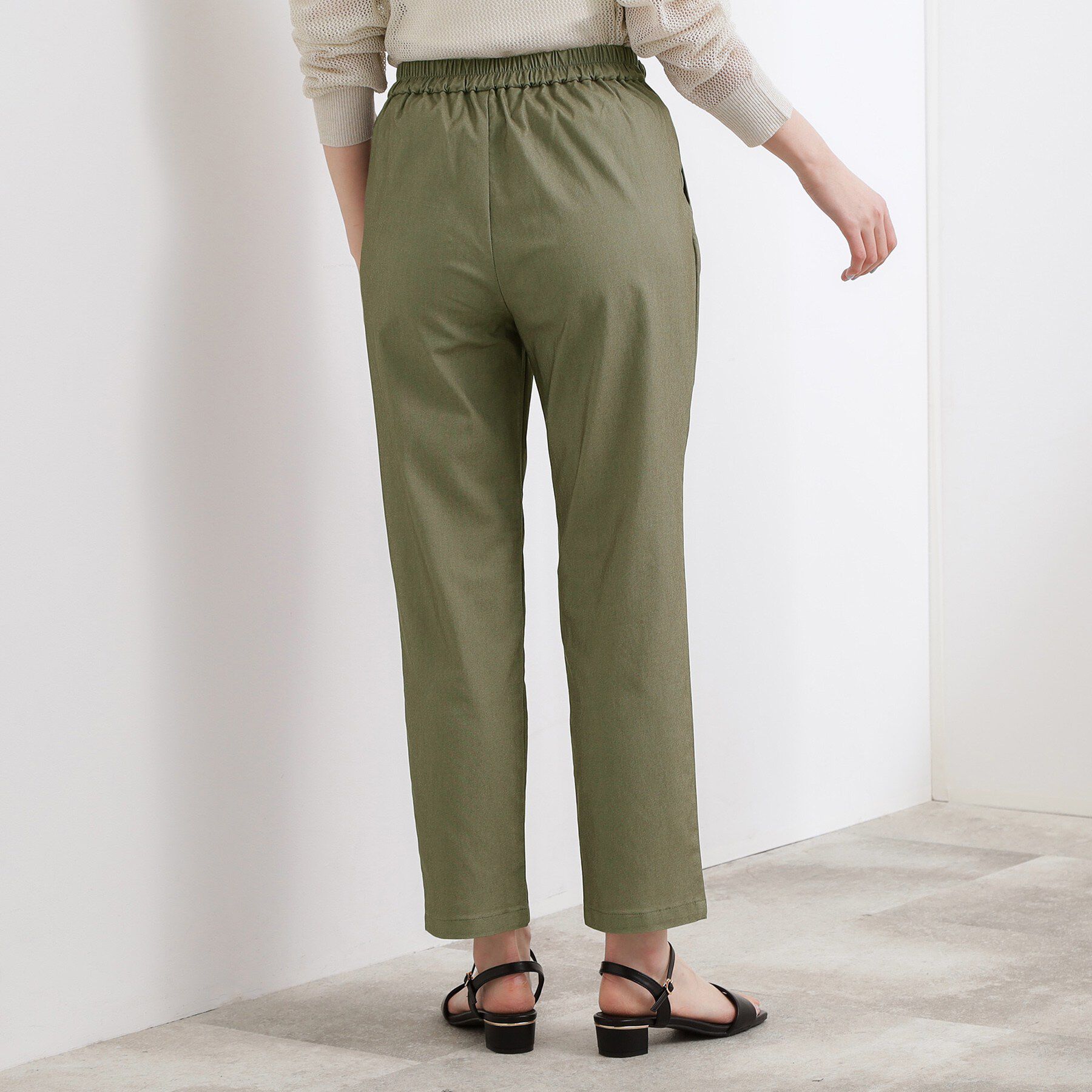 grove「【シリーズ累計13万枚/ひんやり・UV】すっきり見えが叶うサマーハイパーストレッチ テーパードパンツ」|その他|