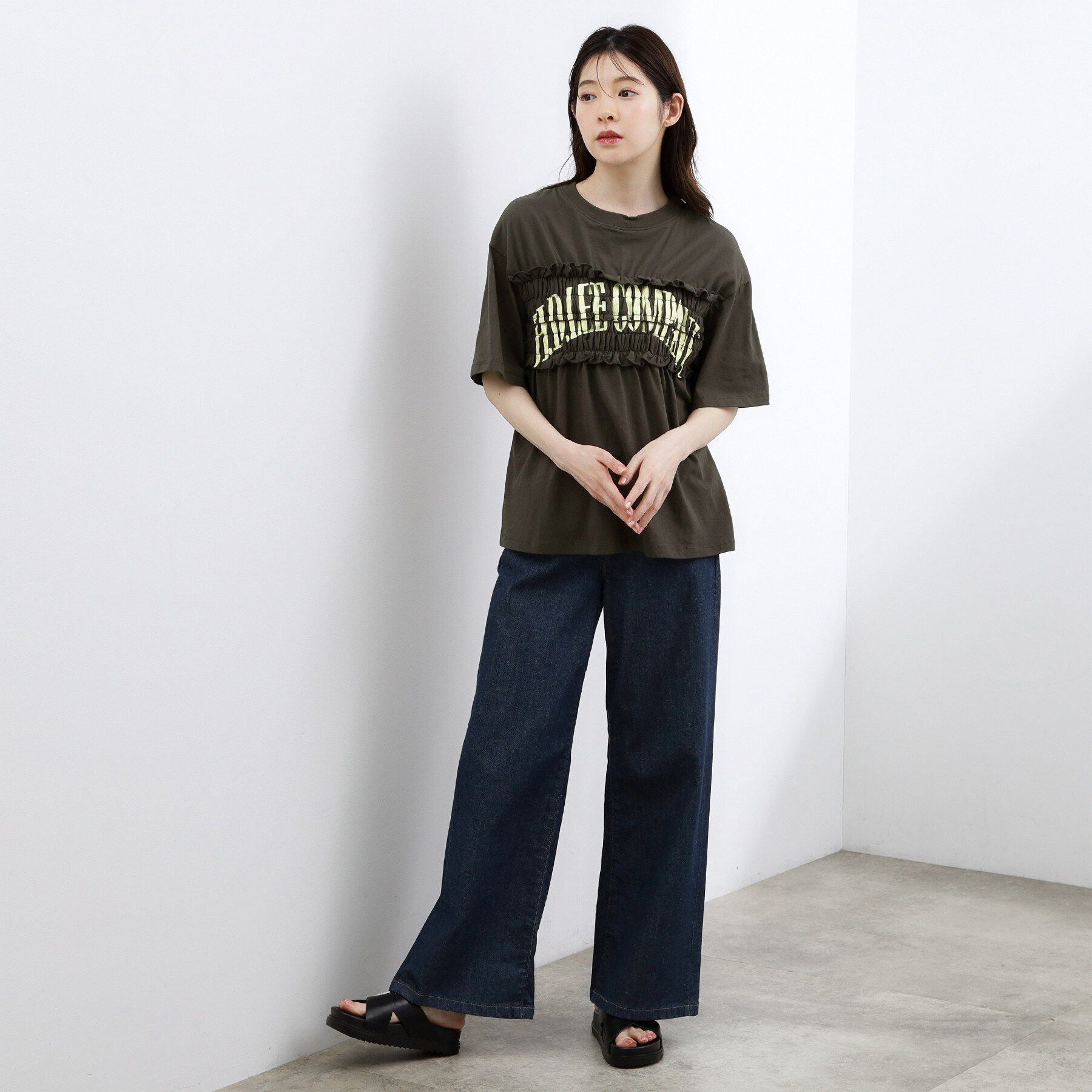 grove「【Lee】SHIRRING H／S TEE」|Tシャツ・カットソー|