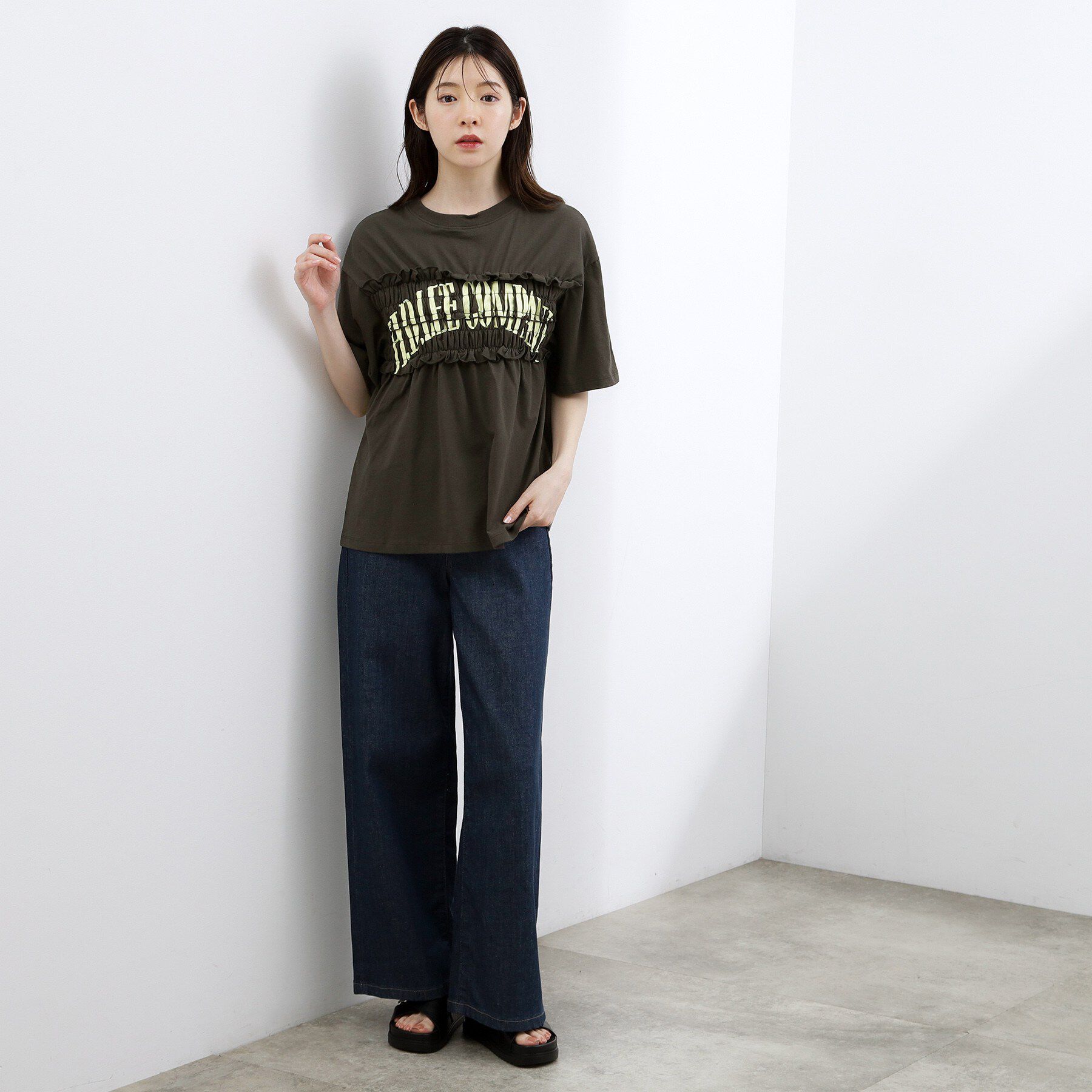 grove「【Lee】SHIRRING H／S TEE」|Tシャツ・カットソー|