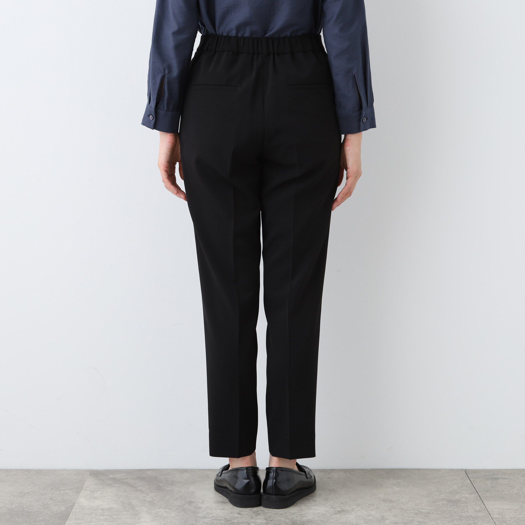 INDIVI「【洗える／UVケア／スーツ】ストレッチタックテーパードパンツ」|その他|