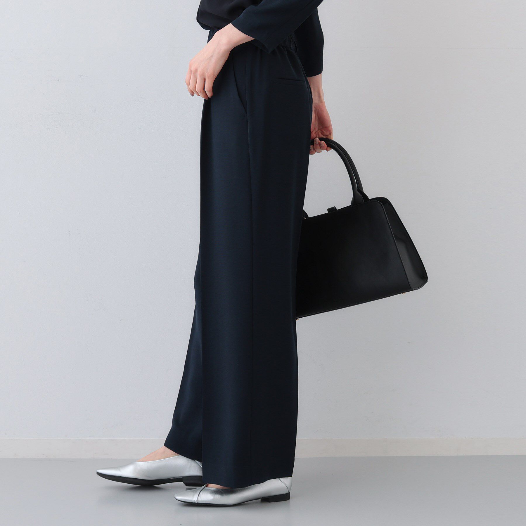 INDIVI「【着る日傘/遮熱/UVケア】ワイドパンツ」|スーツ|