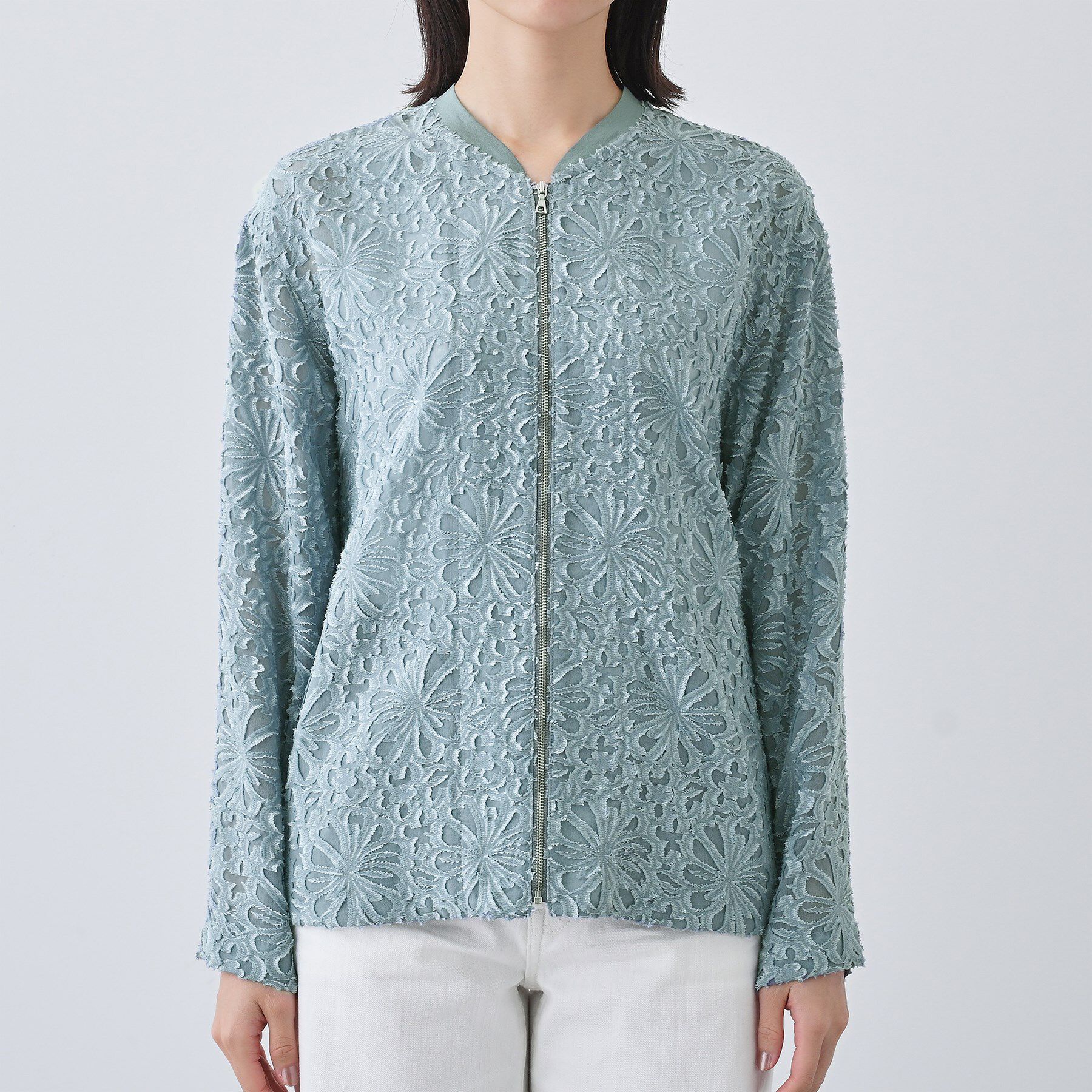 INDIVI「【日本製／SETUP可能】オーバーサイズブルゾン」|シャツ・ブラウス|