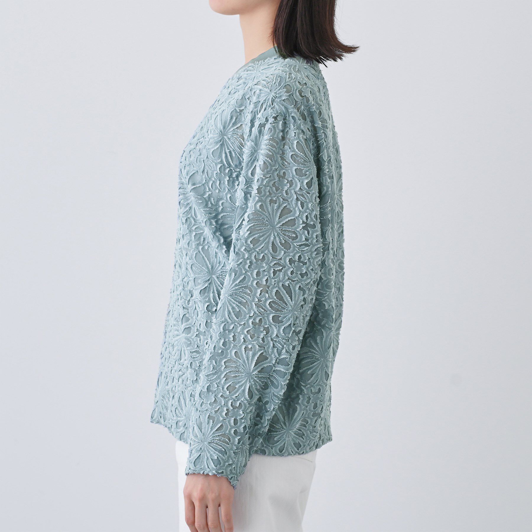 INDIVI「【日本製／SETUP可能】オーバーサイズブルゾン」|シャツ・ブラウス|