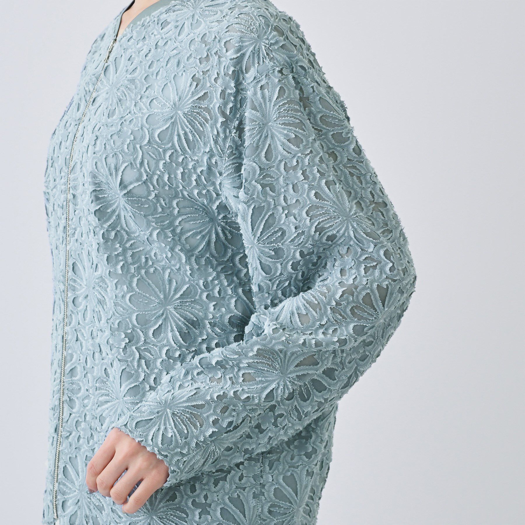 INDIVI「【日本製／SETUP可能】オーバーサイズブルゾン」|シャツ・ブラウス|