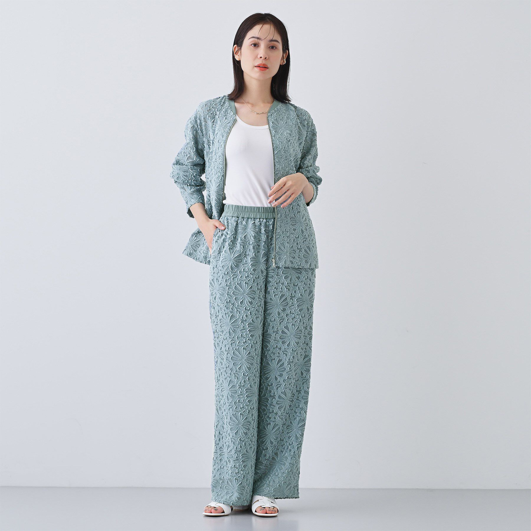 INDIVI「【日本製／SETUP可能】オーバーサイズブルゾン」|シャツ・ブラウス|