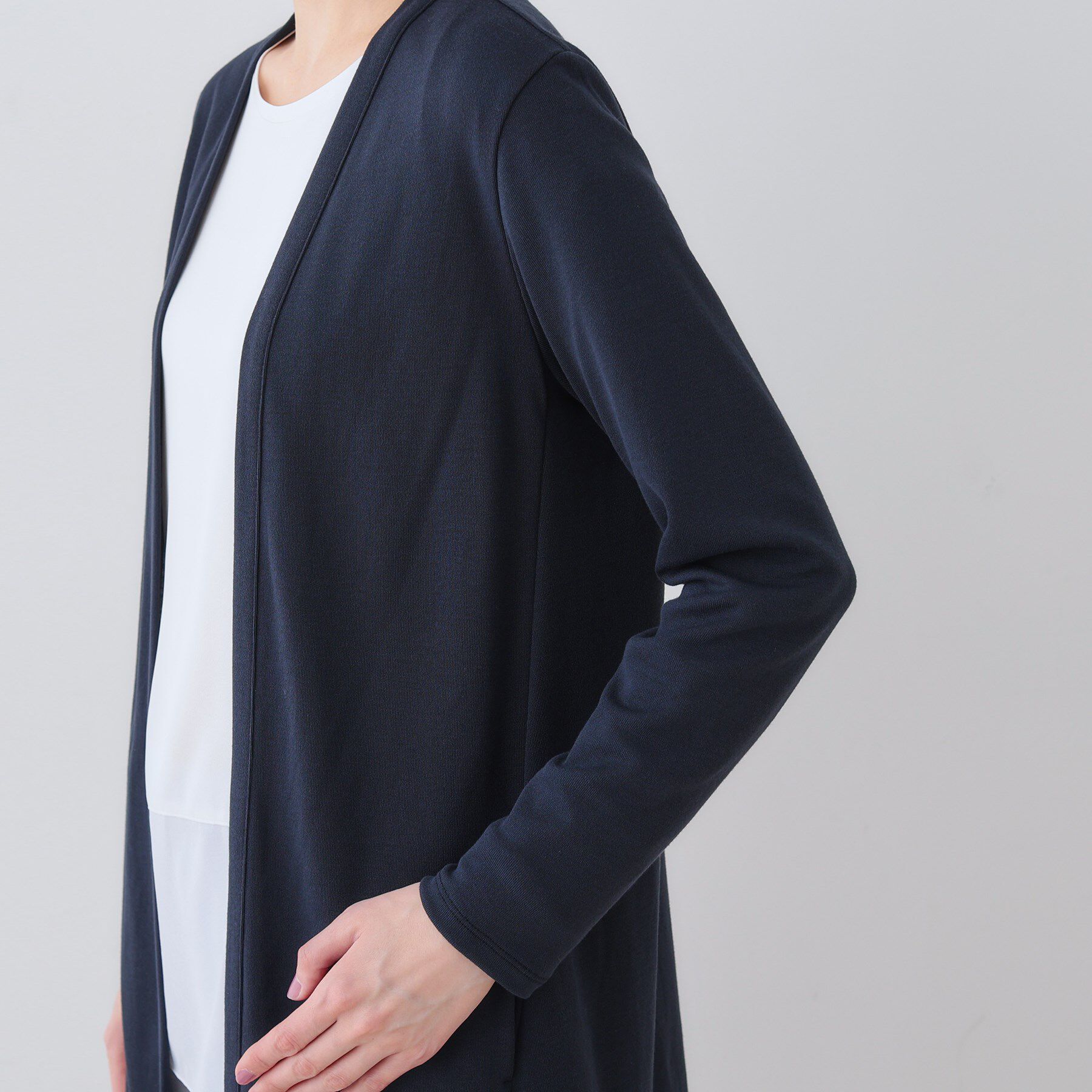 INDIVI「【UVケア／接触冷感】ベーシック着流しカーディガン」|カーディガン|