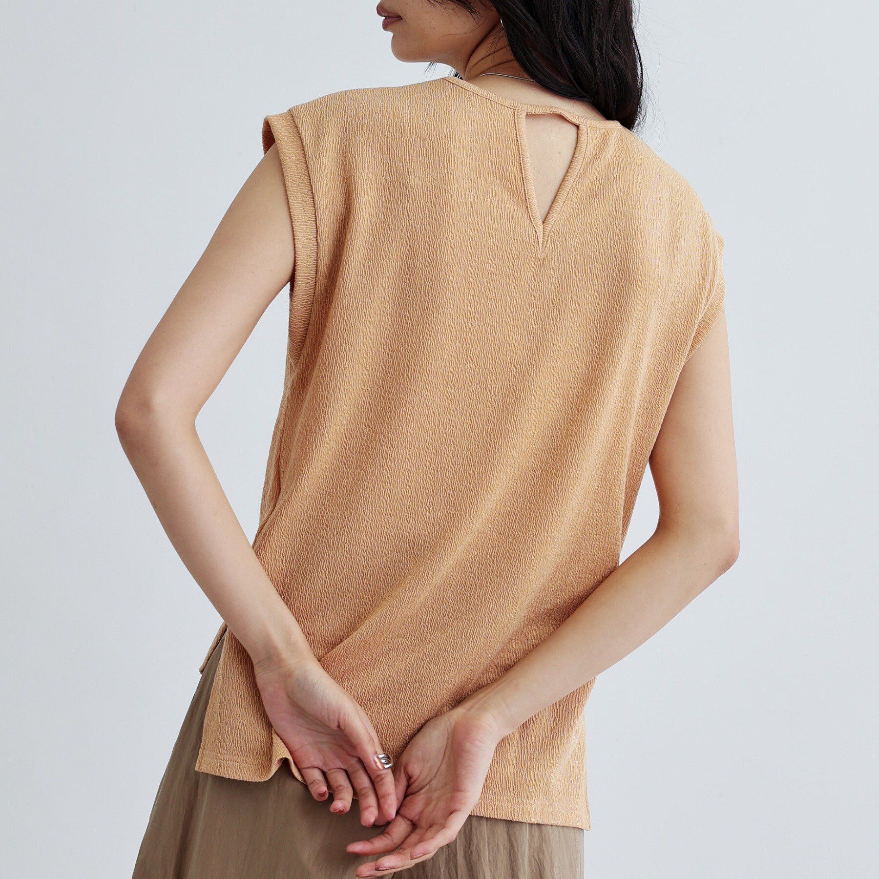 GALLEST「【再入荷】バックシャンノースリTシャツ」|Tシャツ・カットソー|