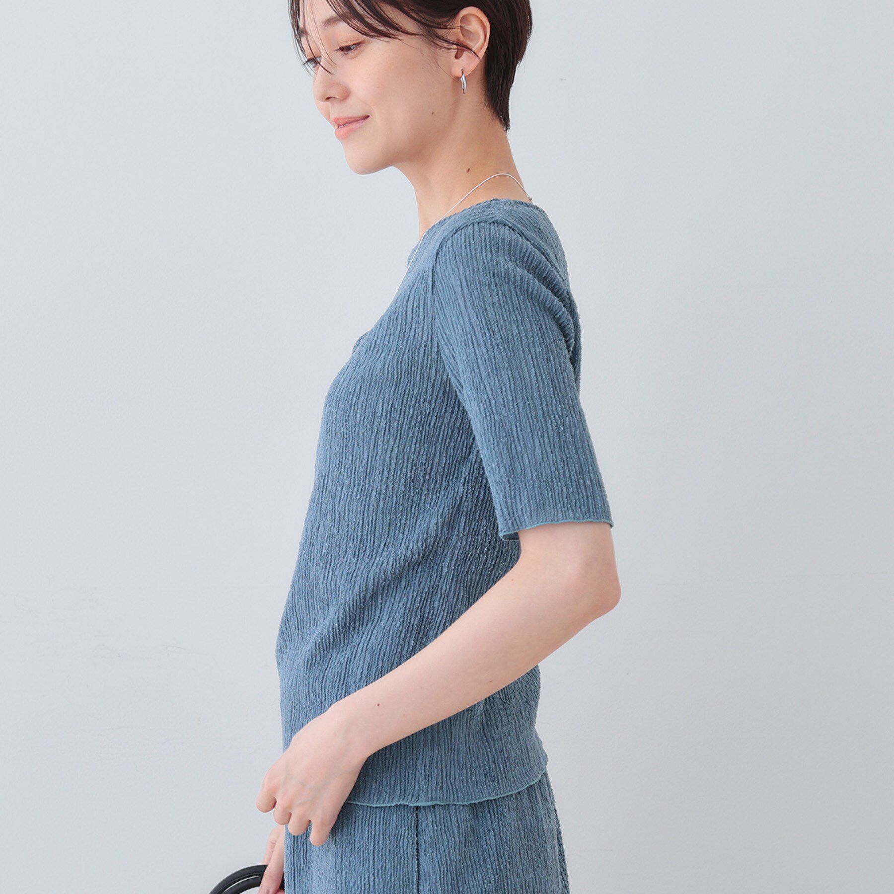 INDIVI「【日本製／SETUP可能】ブークレーカットソー」|Tシャツ・カットソー|