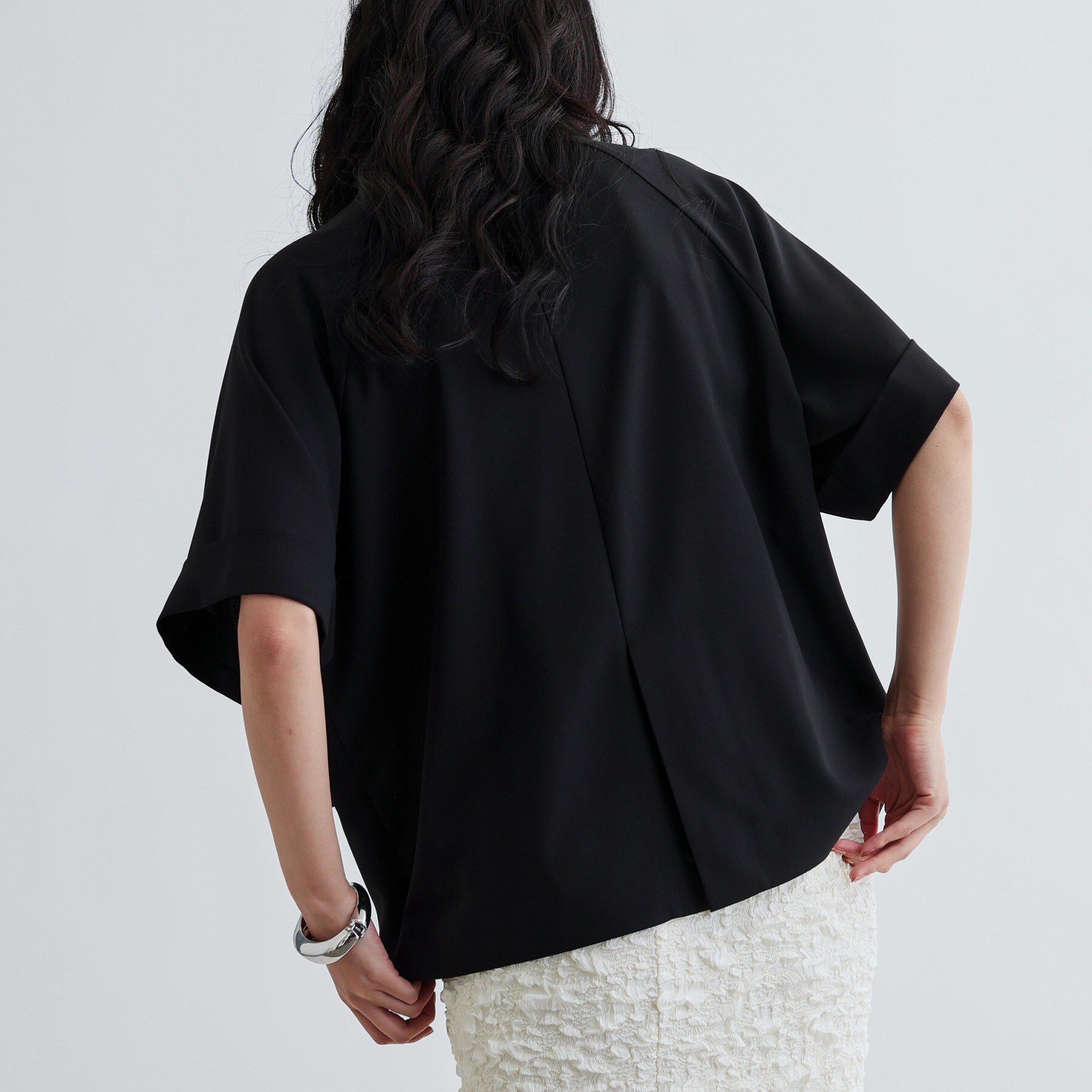 GALLEST「【セットアップ対応】イージーダブルブレスト半袖ジャケット」|テーラードジャケット|