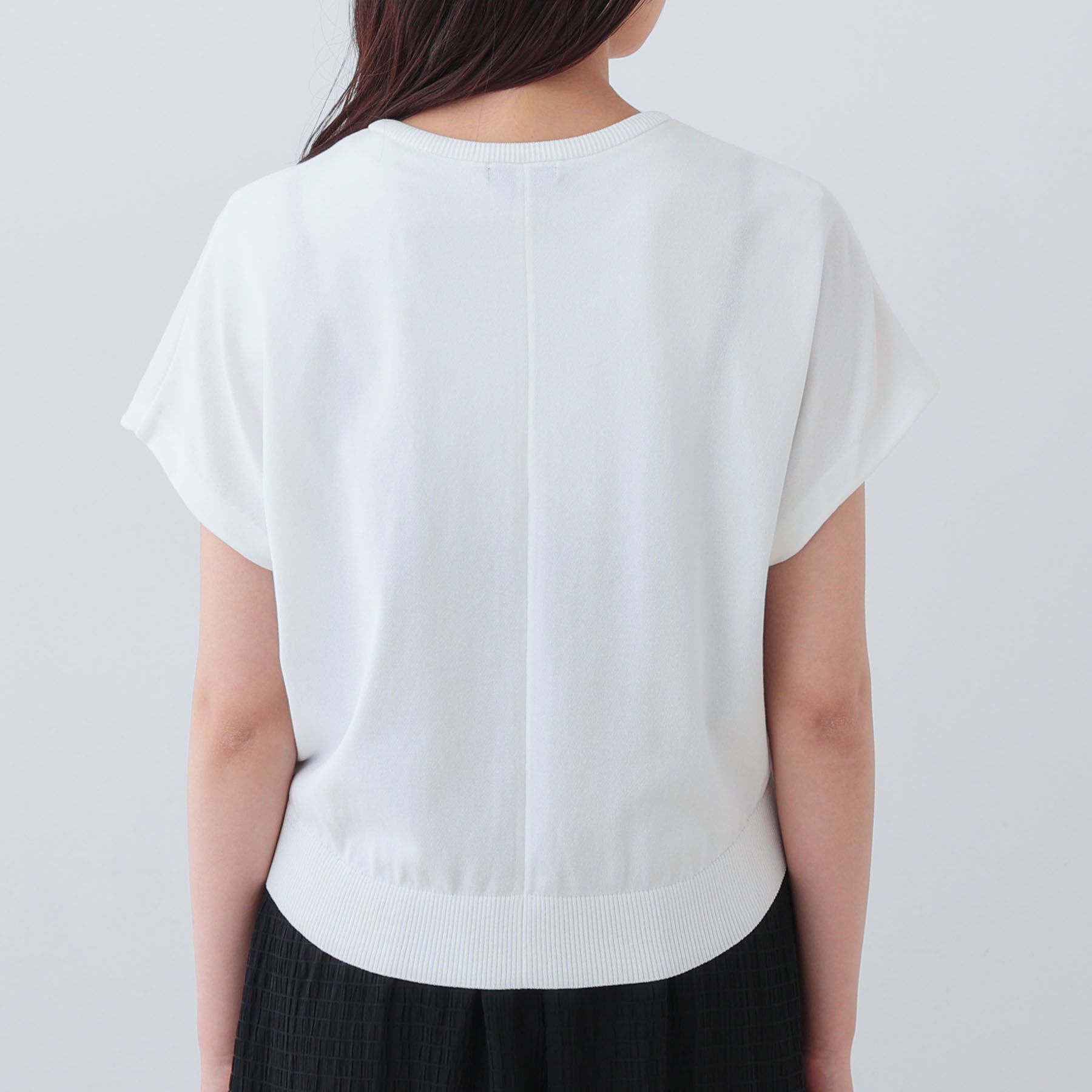 INDIVI「【洗える】ブルゾン風ジップニットベスト」|ニット・セーター|