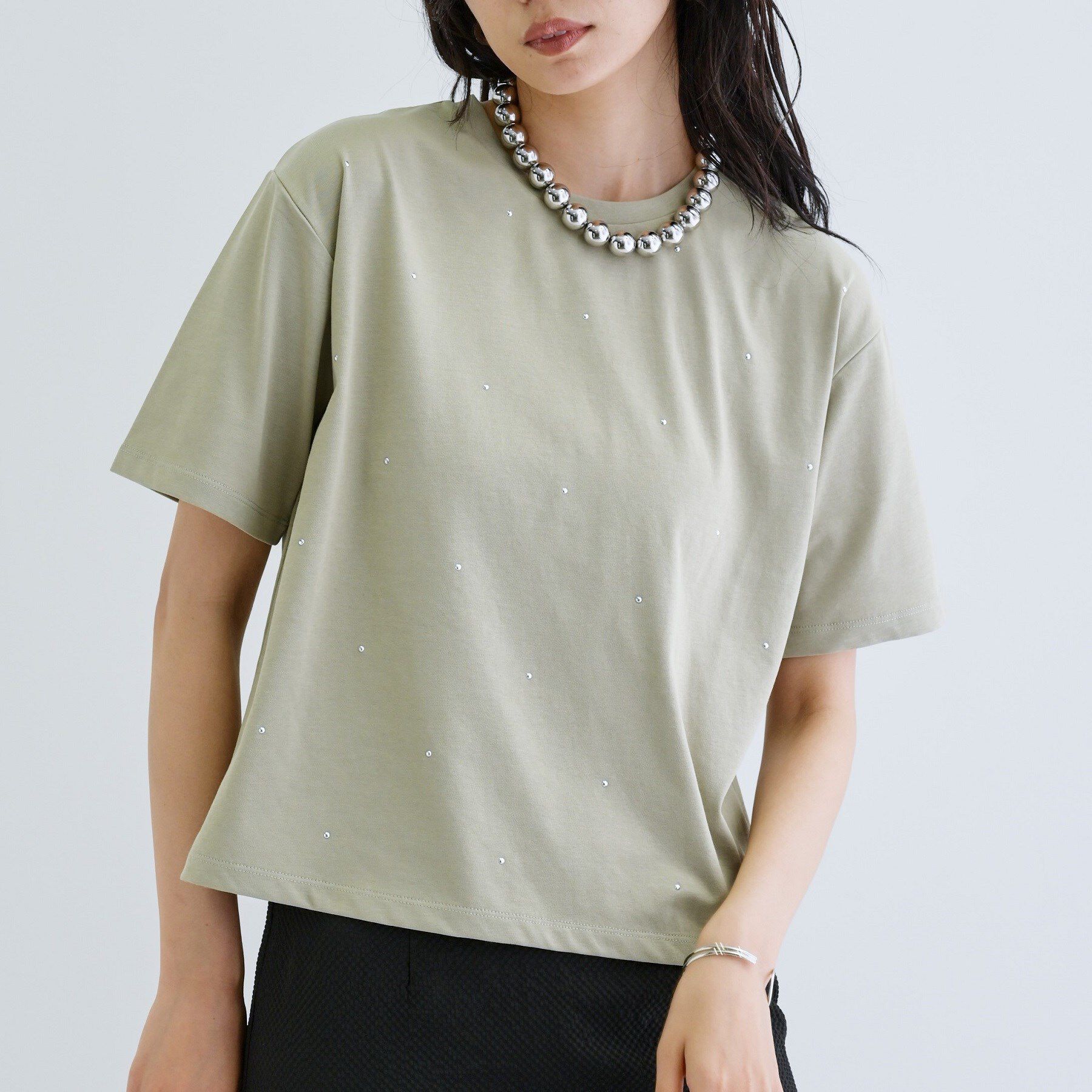 GALLEST「ドットスタッズTシャツ」|Tシャツ・カットソー|