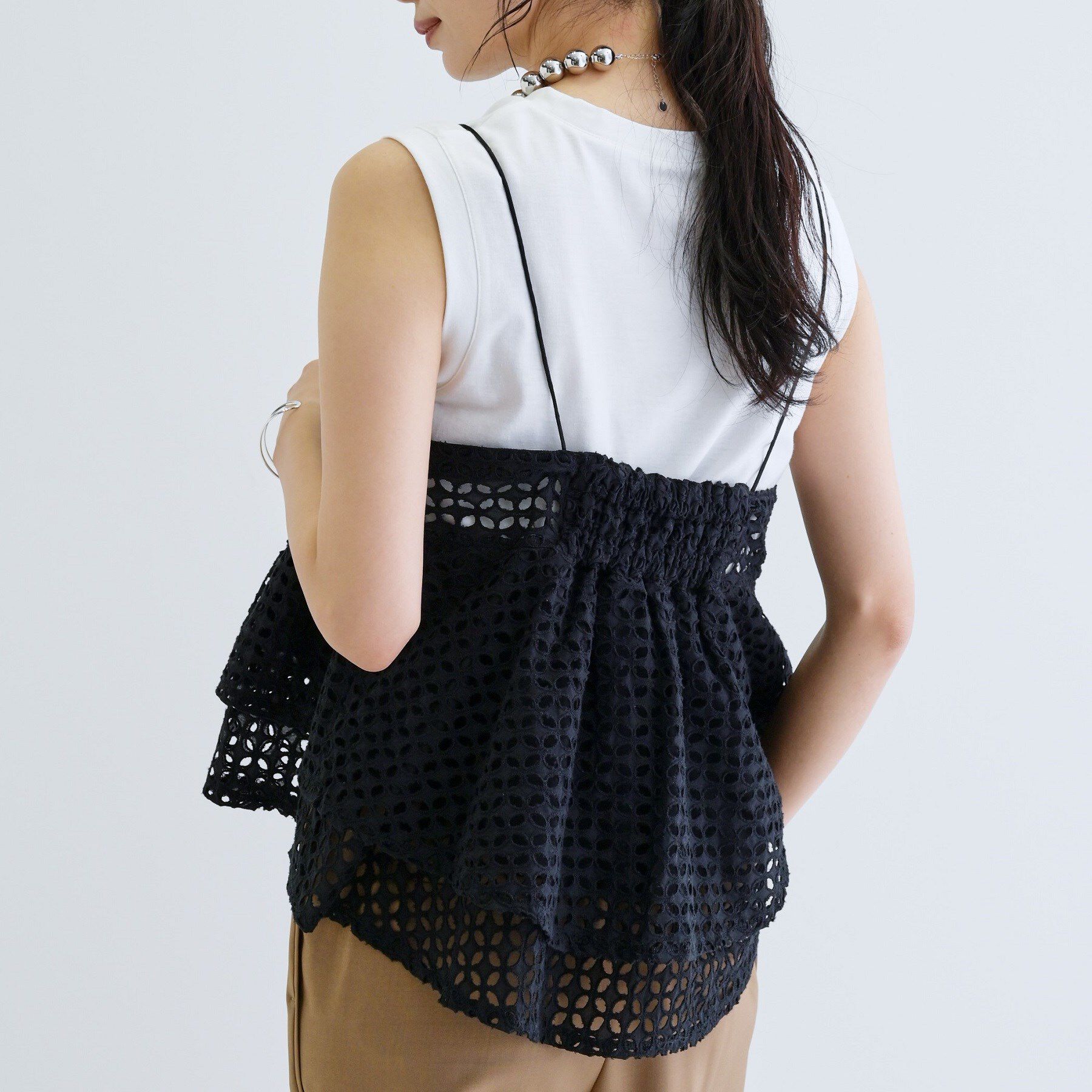 GALLEST「ティアードキャミSETカットソー」|Tシャツ・カットソー|