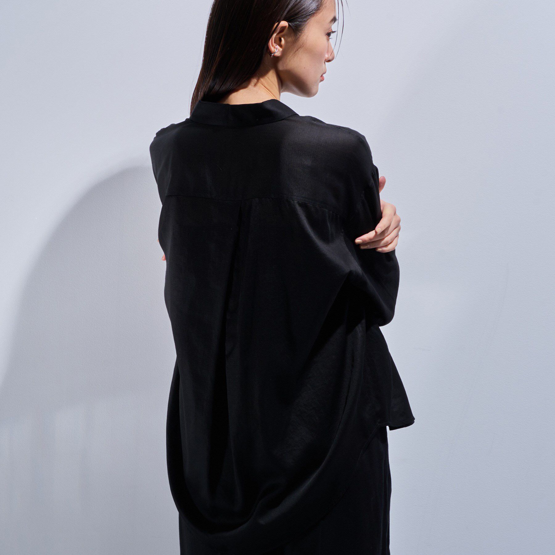 INDIVI「【日本製／SETUP可能】ガーゼ素材ブラウス」|シャツ・ブラウス|