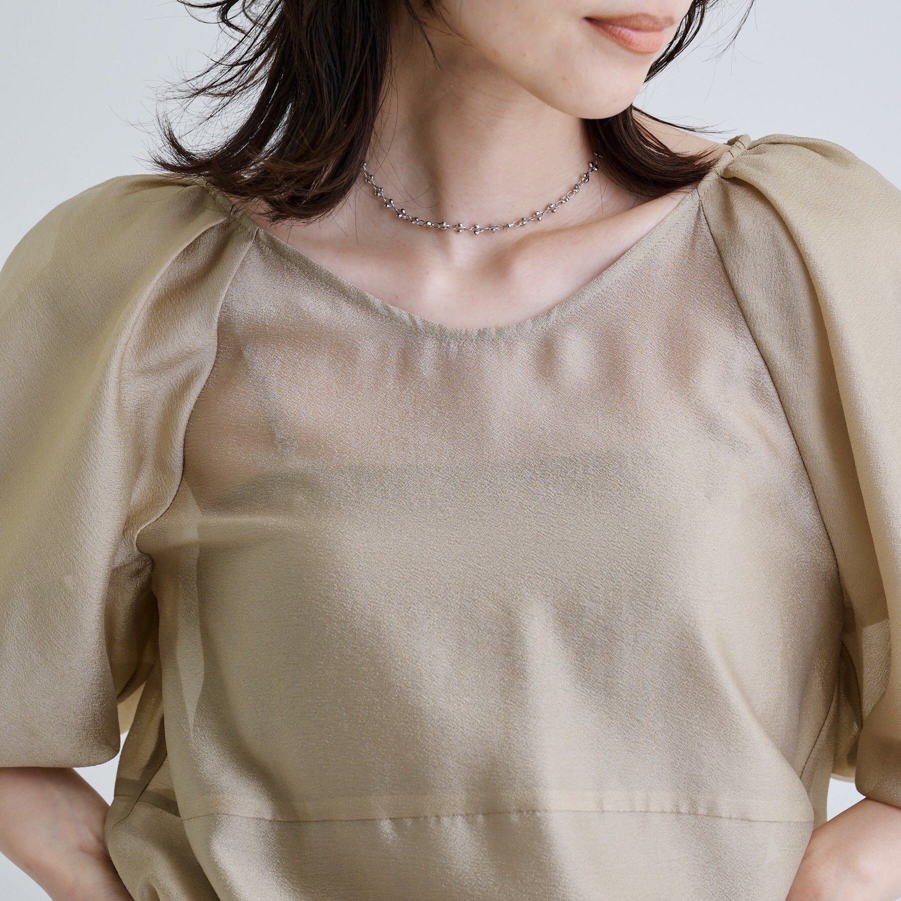 GALLEST「ボリュームスリーブブラウス」|シャツ・ブラウス|