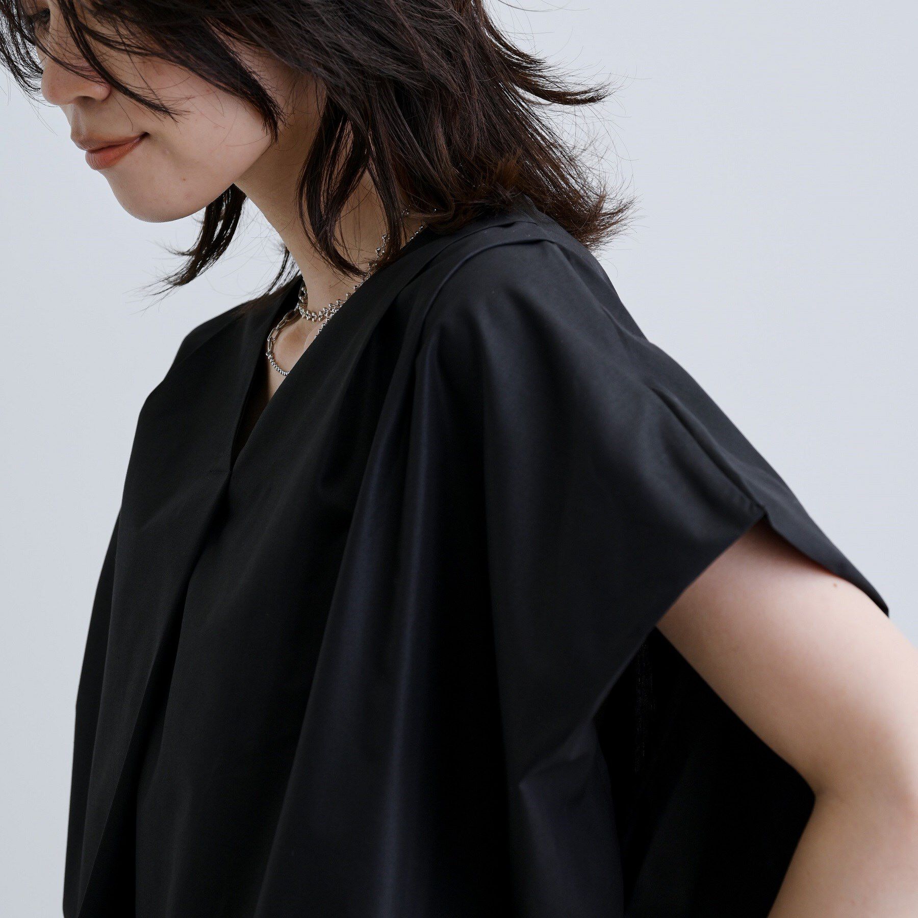 GALLEST「スリーブレスタックブラウス」|シャツ・ブラウス|