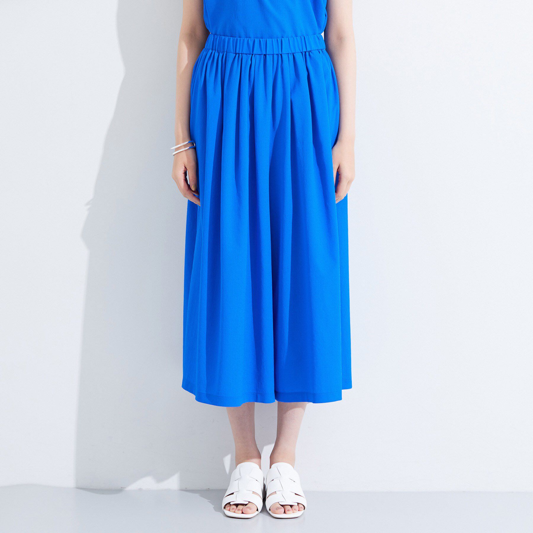 INDIVI「【クールエアー素材／UVケア／セットアップ可能】エアリーフレアパンツ」|その他|