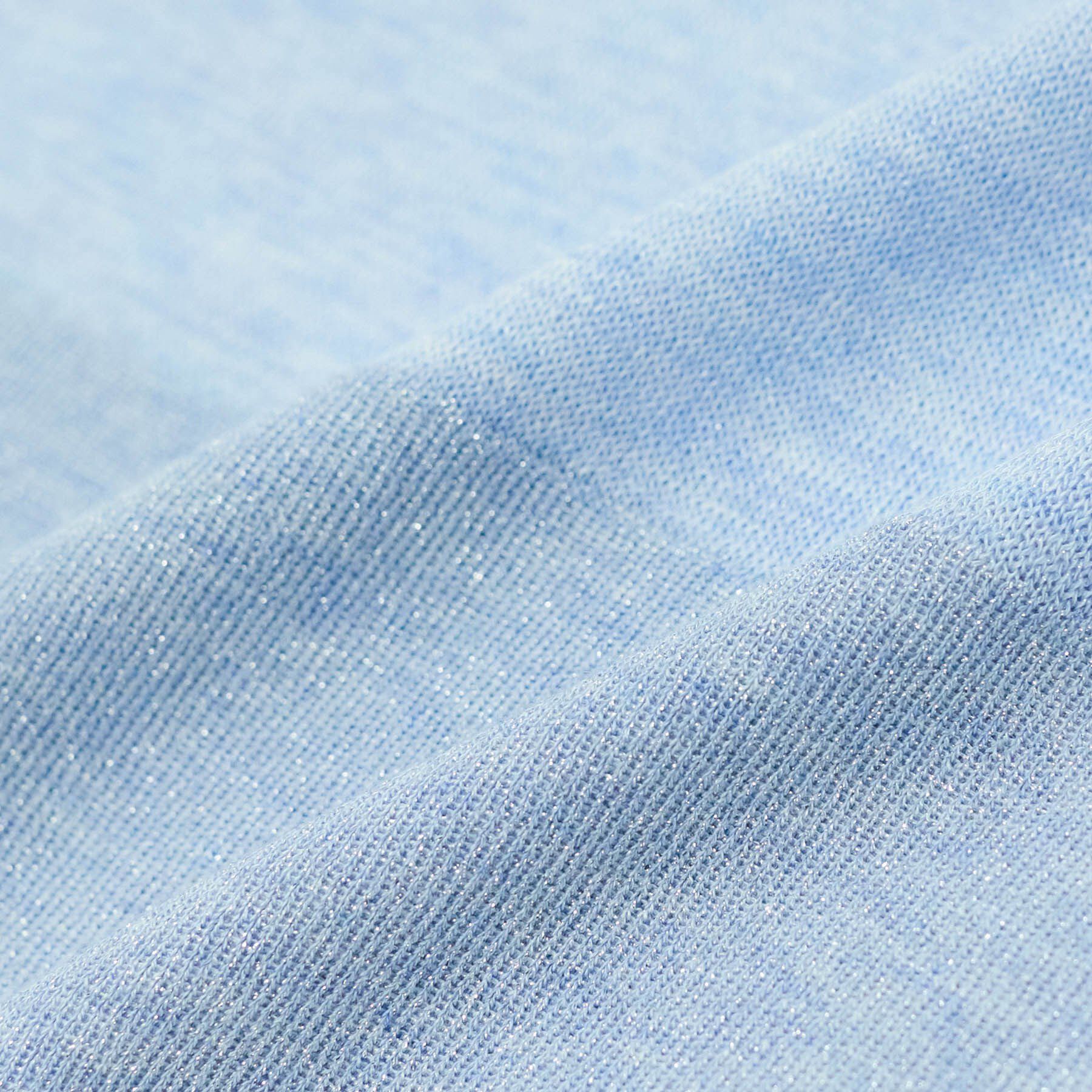 INDIVI「【洗える／二の腕カバー】バイカラーラメニット」|ニット・セーター|