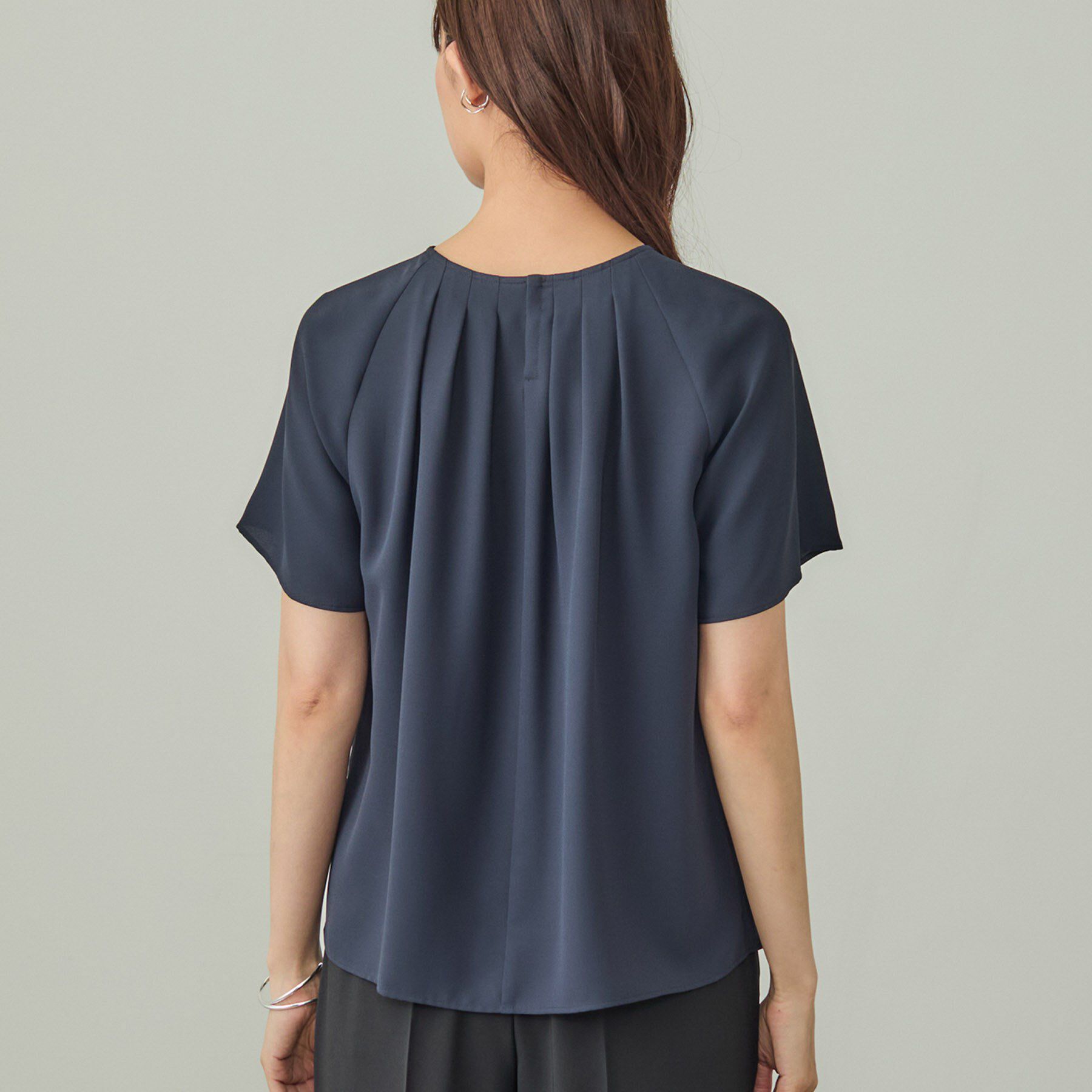 INDIVI「【UVケア】タックブラウス」|シャツ・ブラウス|