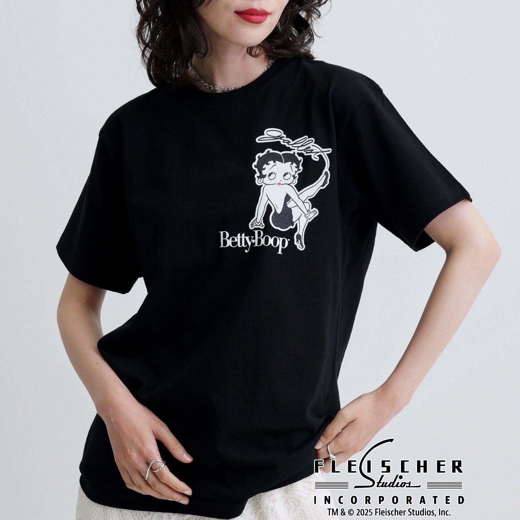 GALLEST「【Betty Boop(TM)】サイドプリントTシャツ」|Tシャツ・カットソー|