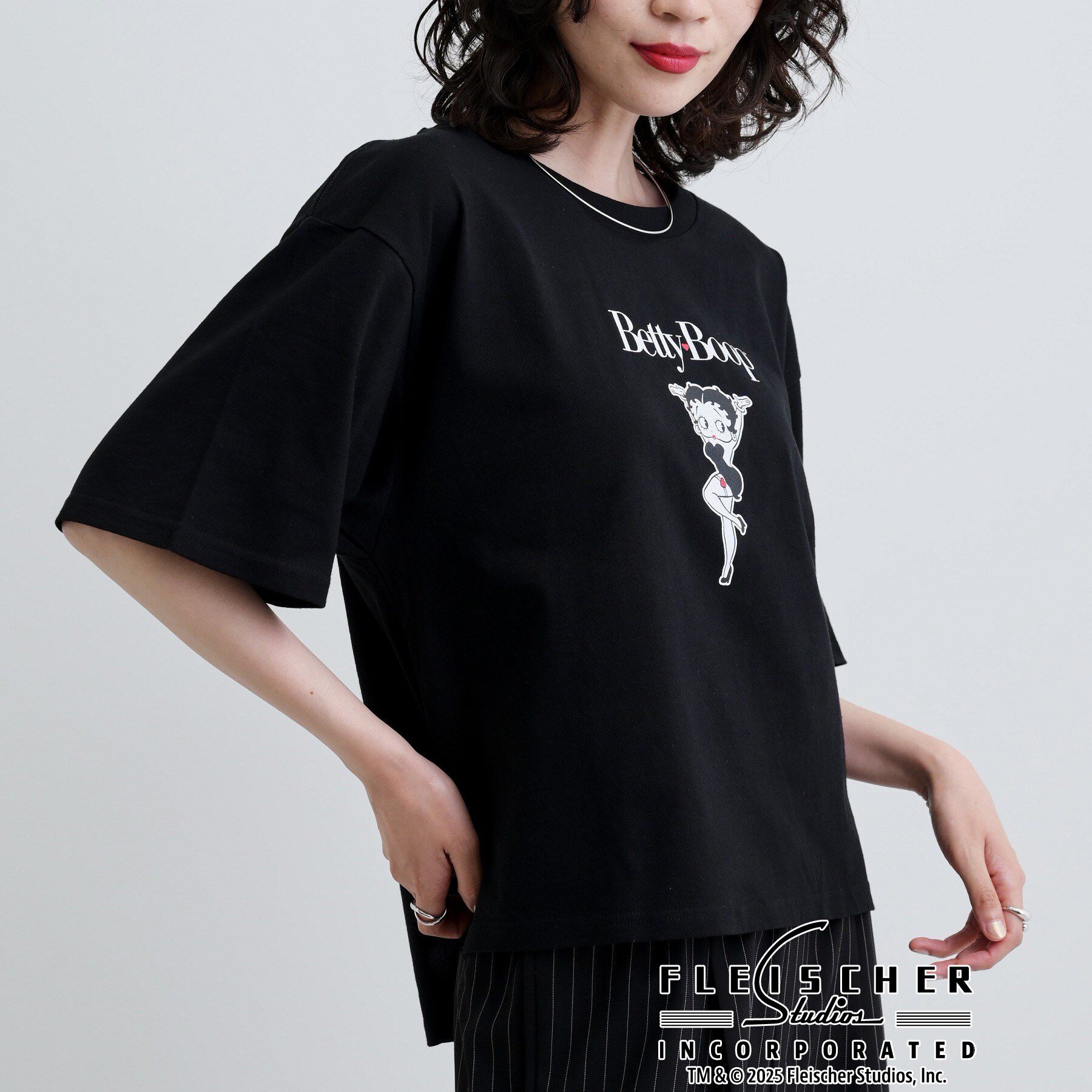 GALLEST「【Betty Boop(TM)】センタープリントワイドTシャツ」|Tシャツ・カットソー|