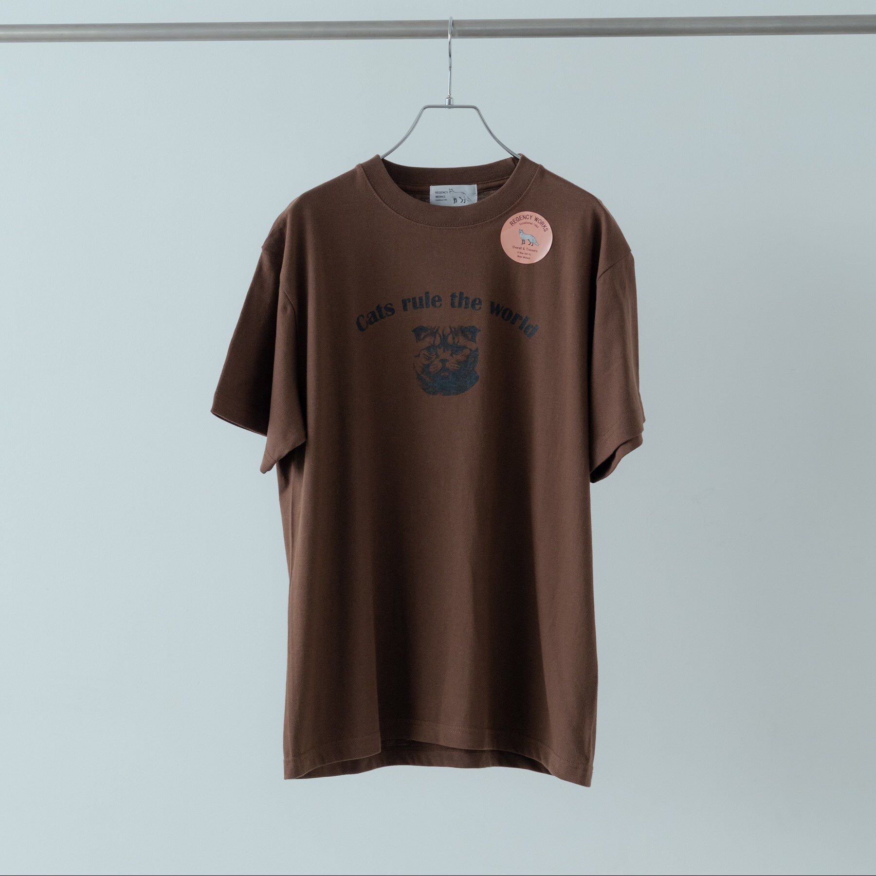 GALLEST「【Regency Works】Cats rule the world Tee」|Tシャツ・カットソー|ブラウン(044)